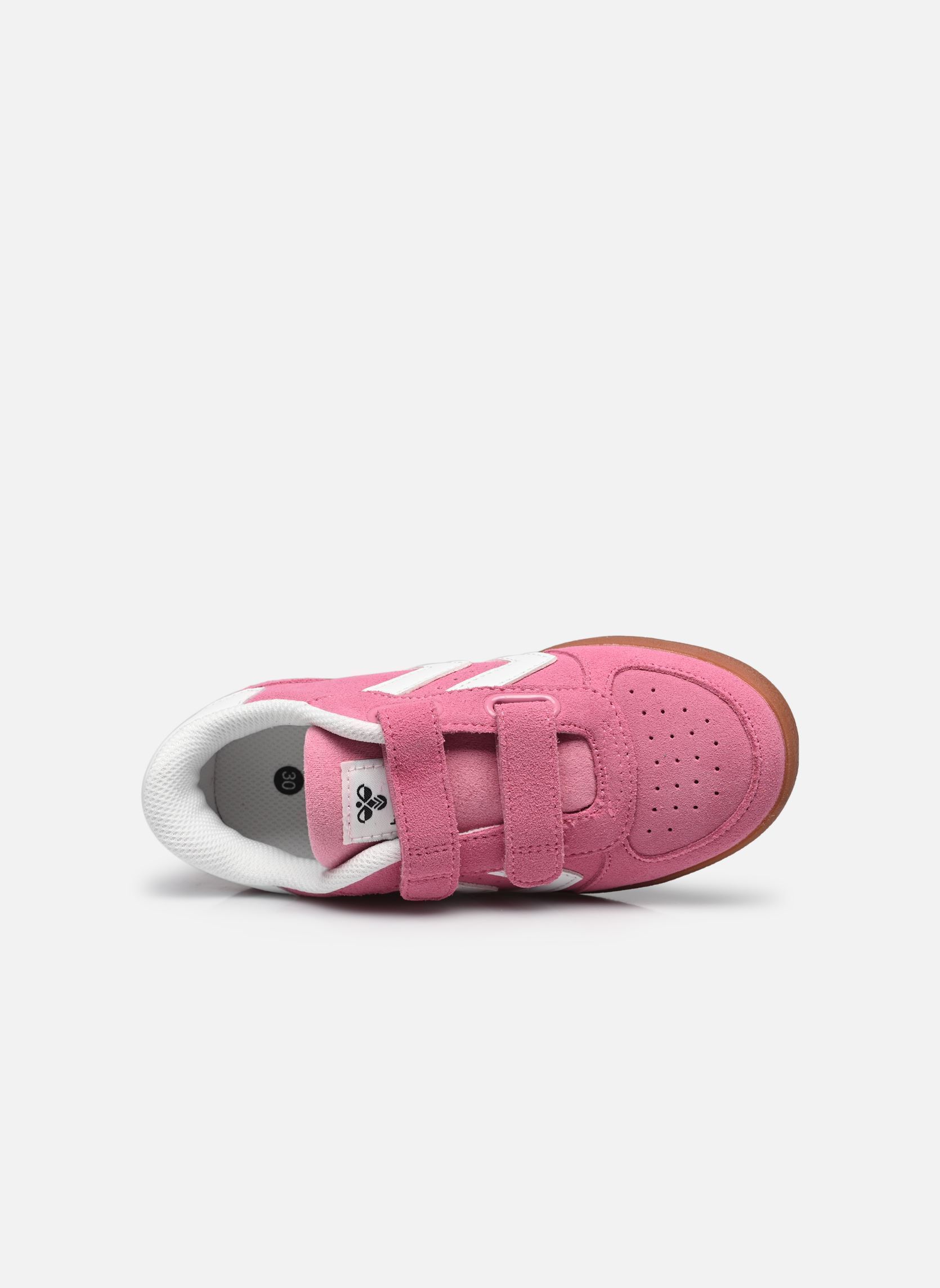 Baskets basses VICTORY SUEDE II fille rose Hummel Baskets basses VICTORY SUEDE II fille rose Prism pink