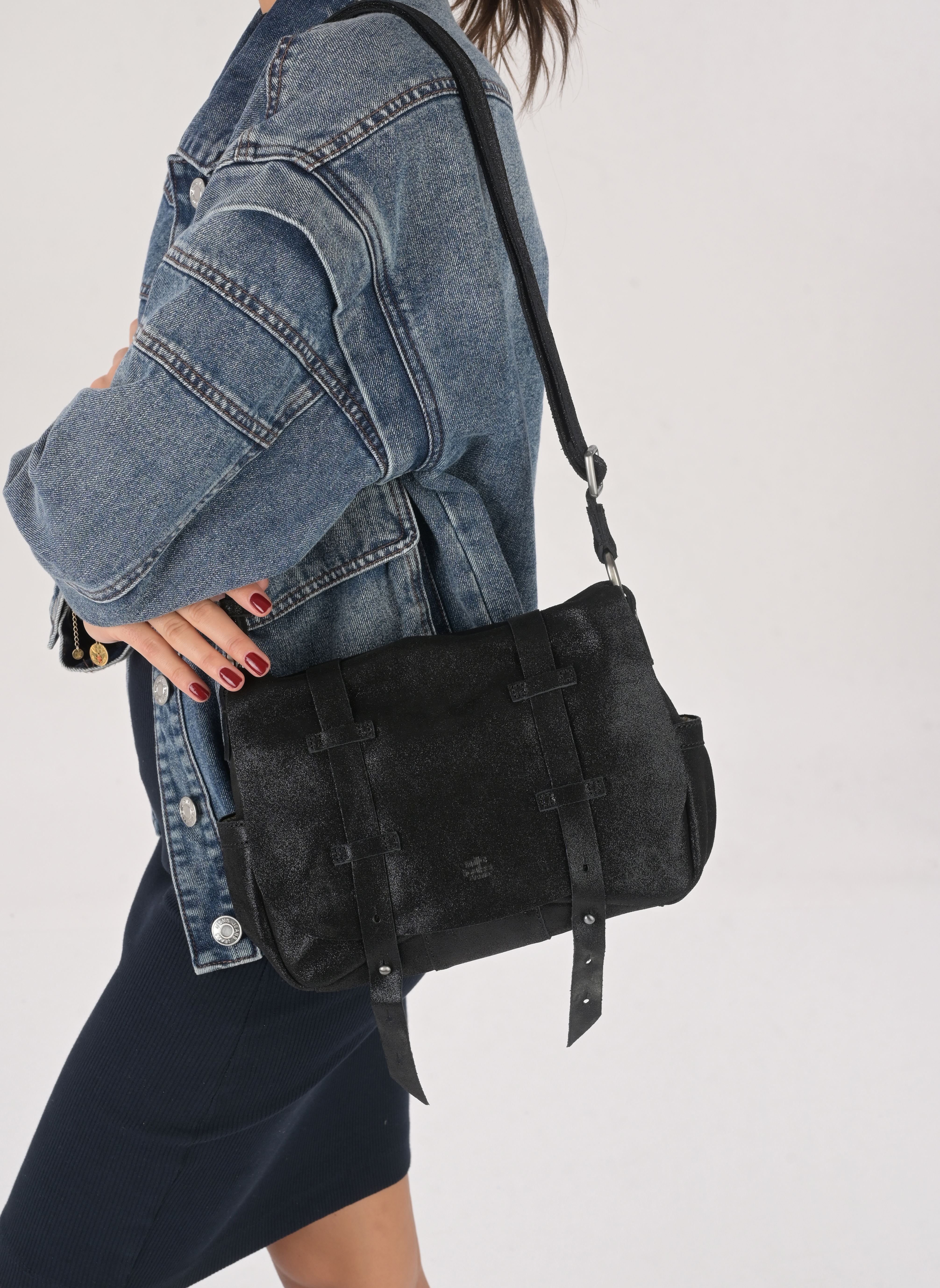 Sacs bandoulière Bess X femme noir Mila Louise Sacs bandoulière Bess X femme noir NOIR