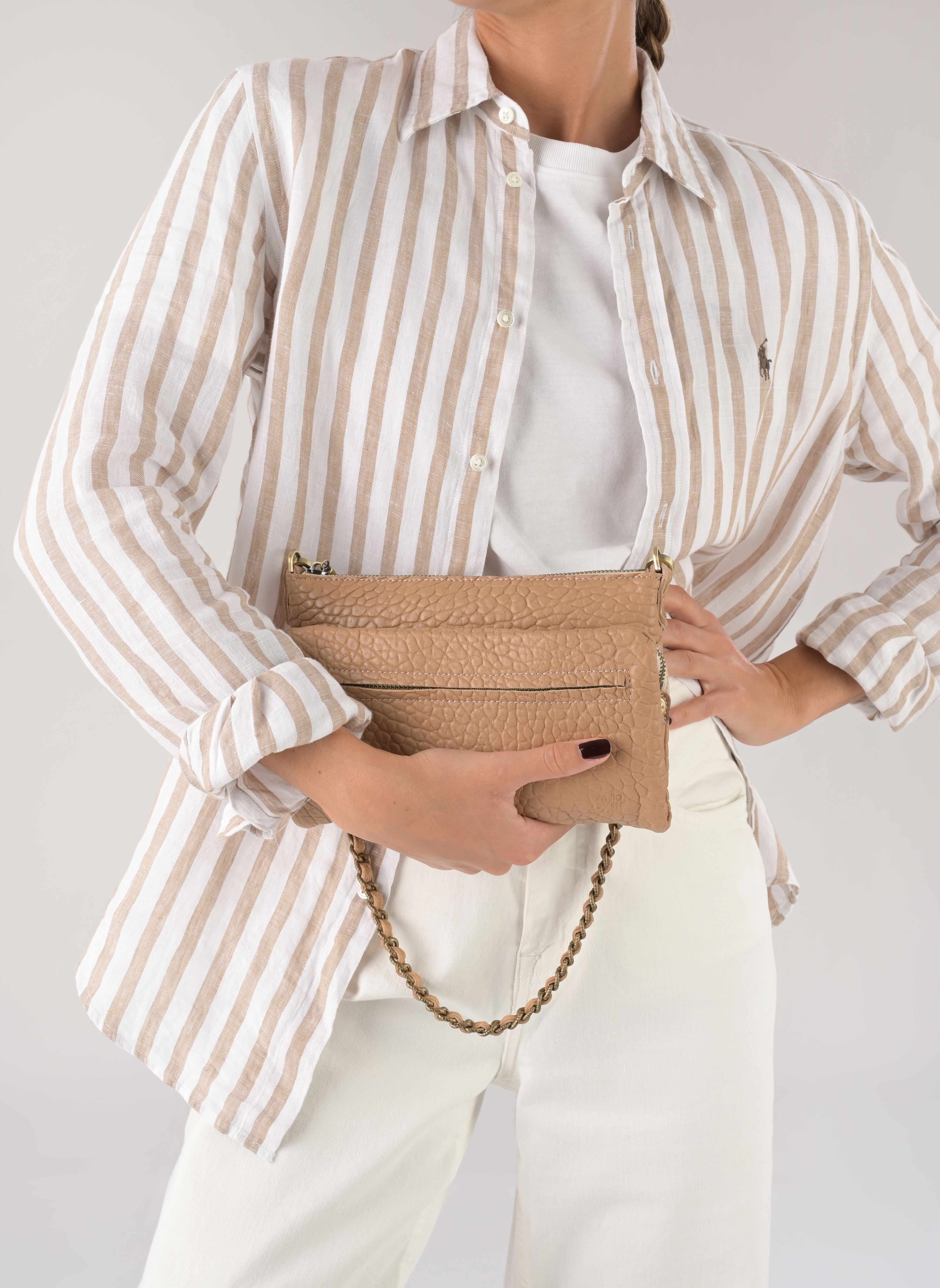 Taschen Inde E damen beige Mila Louise Taschen Inde E damen beige NUDE