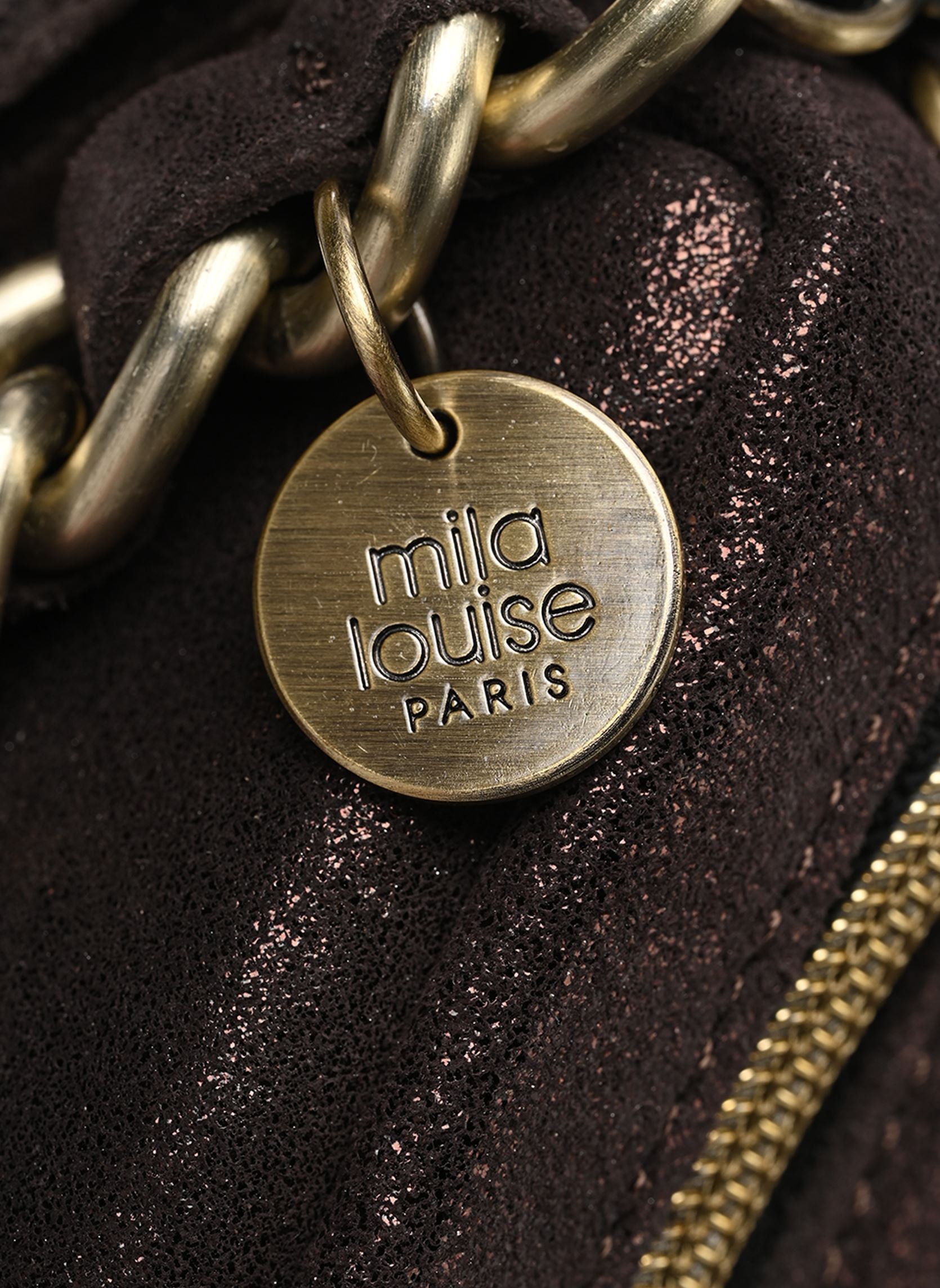 Sacs bandoulière MAMA X femme marron Mila Louise Sacs bandoulière MAMA X femme marron BRUN DARK