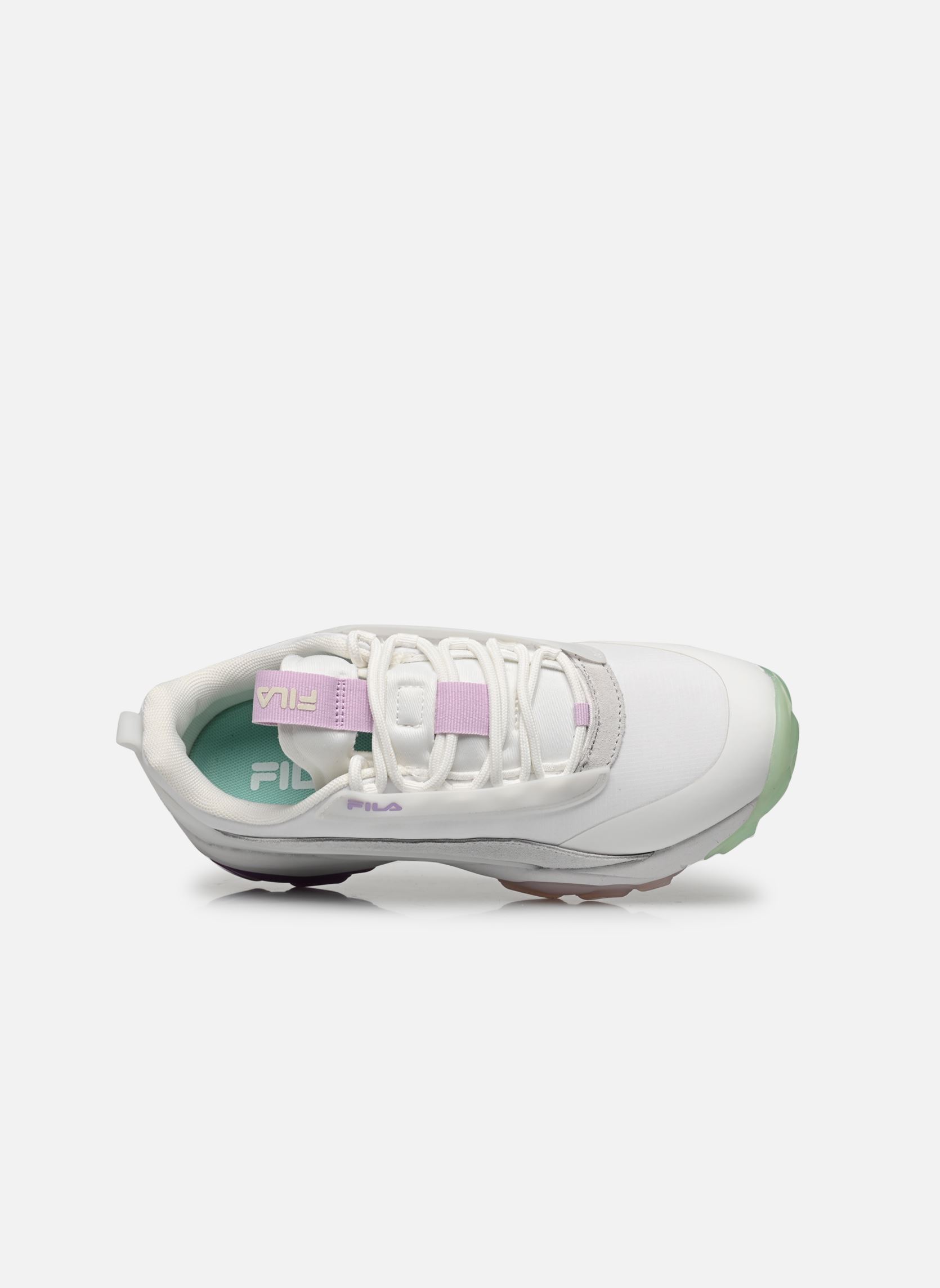 Niedrige Sneaker Loligo damen weiß FILA Niedrige Sneaker Loligo damen weiß White-Fair Orchid