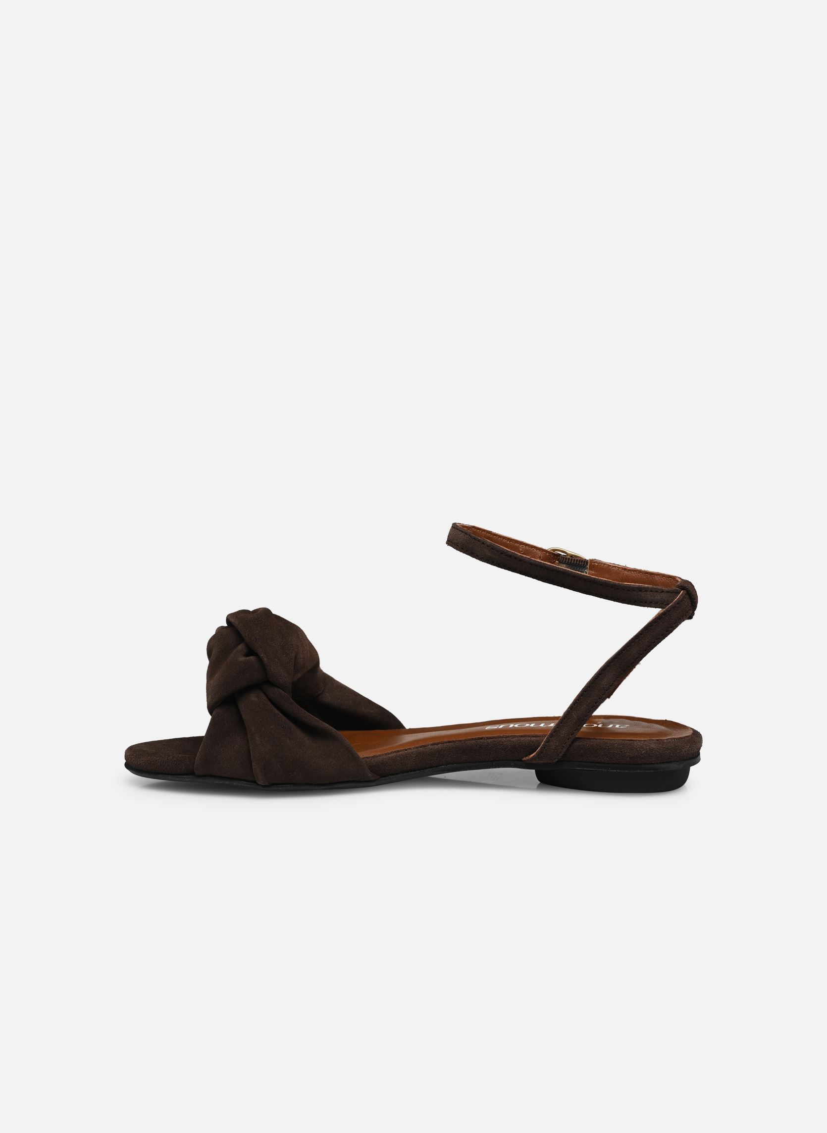 Sandales Aliza 10 femme marron Anonymous Copenhagen Sandales Aliza 10 femme marron CALF SUEDE COFFEE BROWN