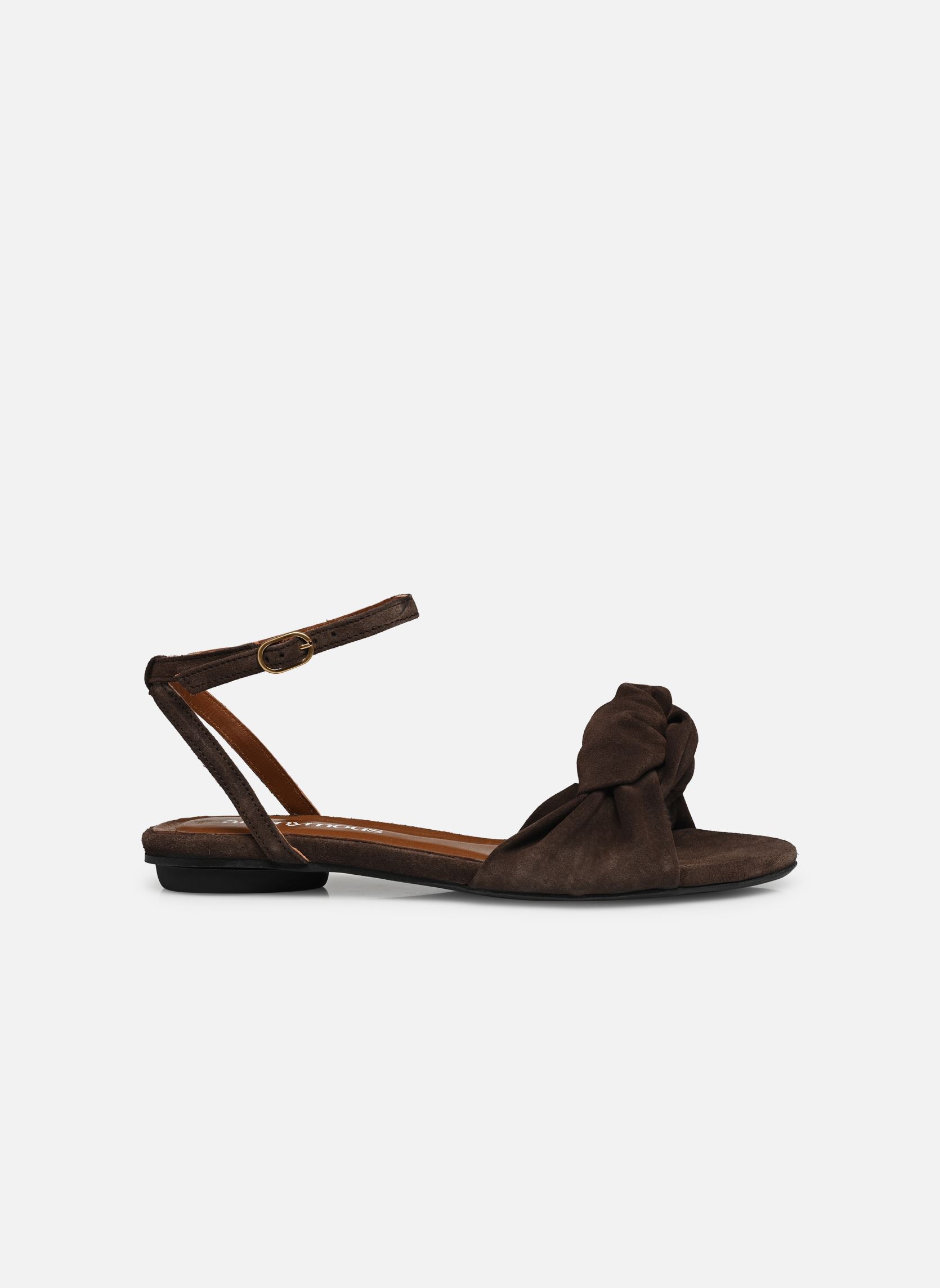 Sandales Aliza 10 femme marron Anonymous Copenhagen Sandales Aliza 10 femme marron CALF SUEDE COFFEE BROWN