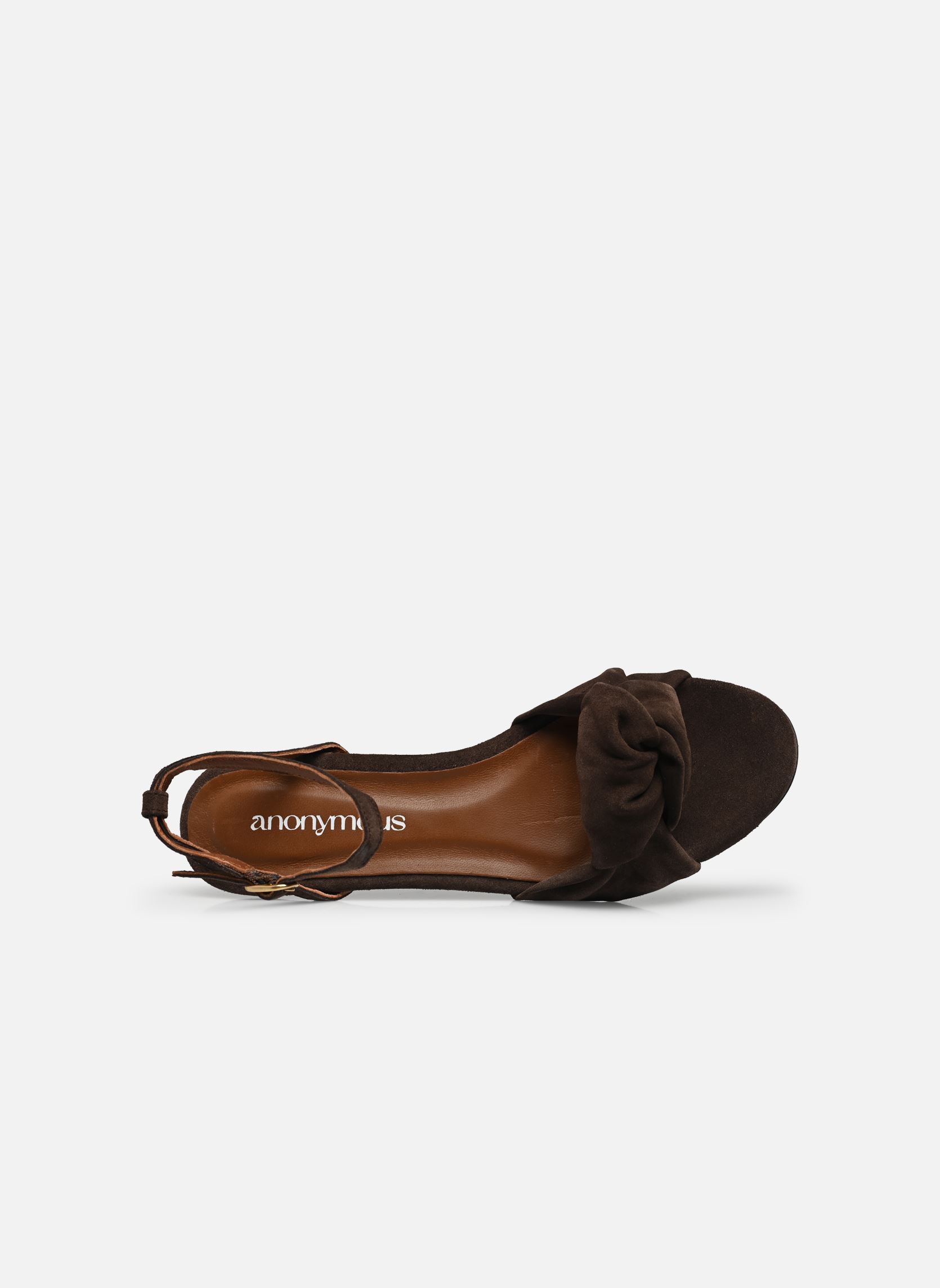 Sandales Aliza 10 femme marron Anonymous Copenhagen Sandales Aliza 10 femme marron CALF SUEDE COFFEE BROWN
