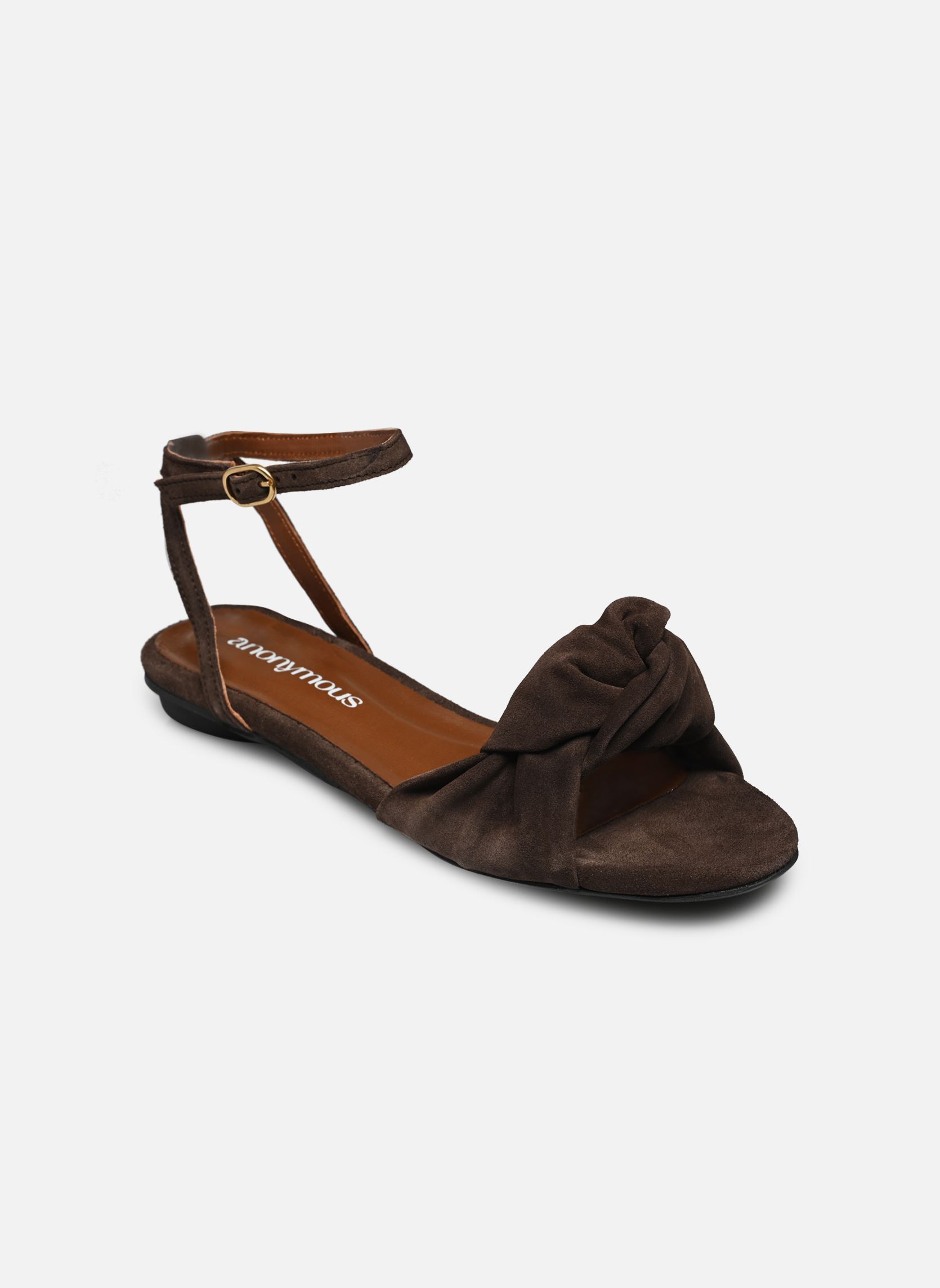 Sandales Aliza 10 femme marron Anonymous Copenhagen Sandales Aliza 10 femme marron CALF SUEDE COFFEE BROWN