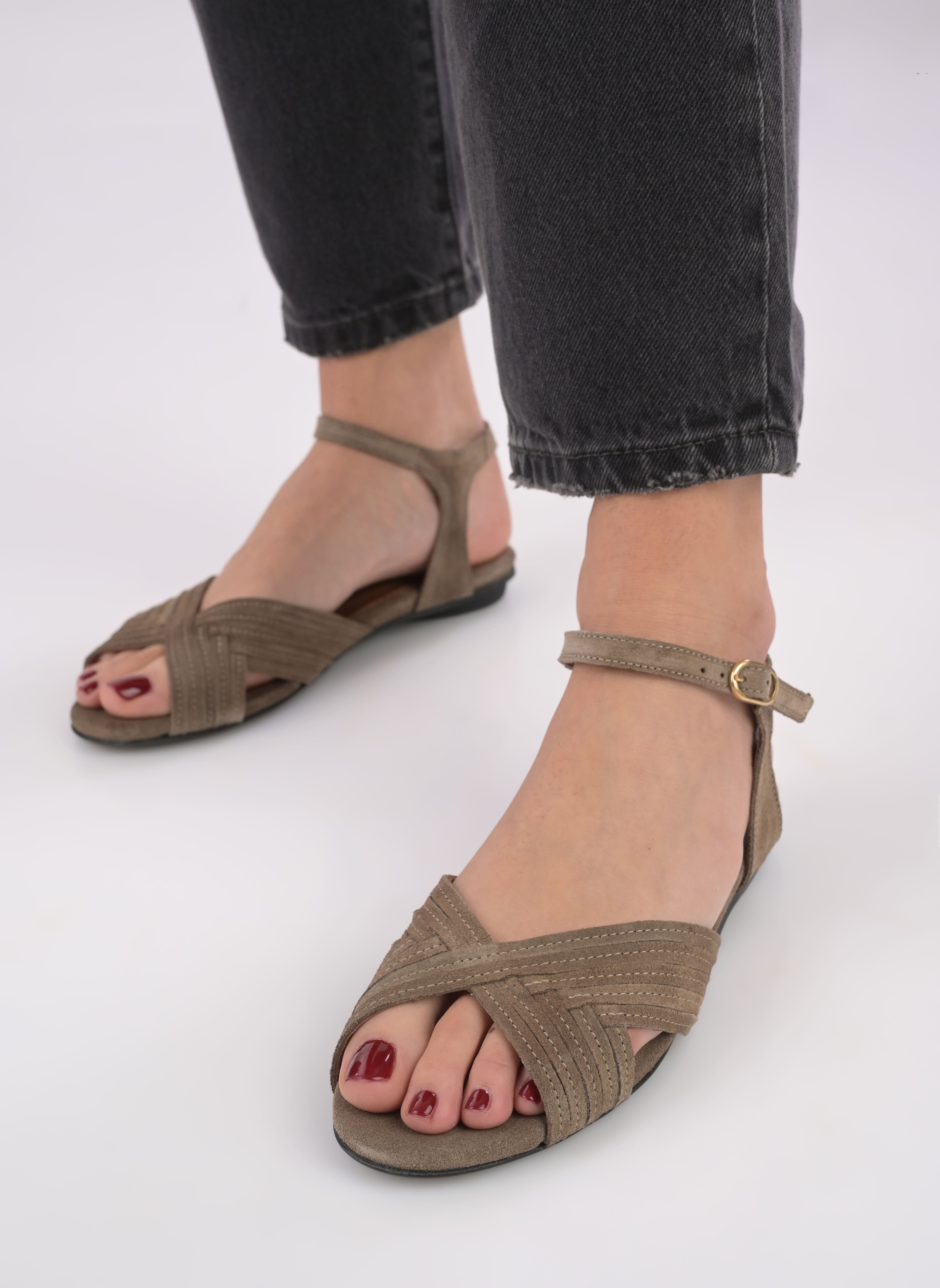 Sandalen Niabi 10 damen grau Anonymous Copenhagen Sandalen Niabi 10 damen grau MUSHROOM