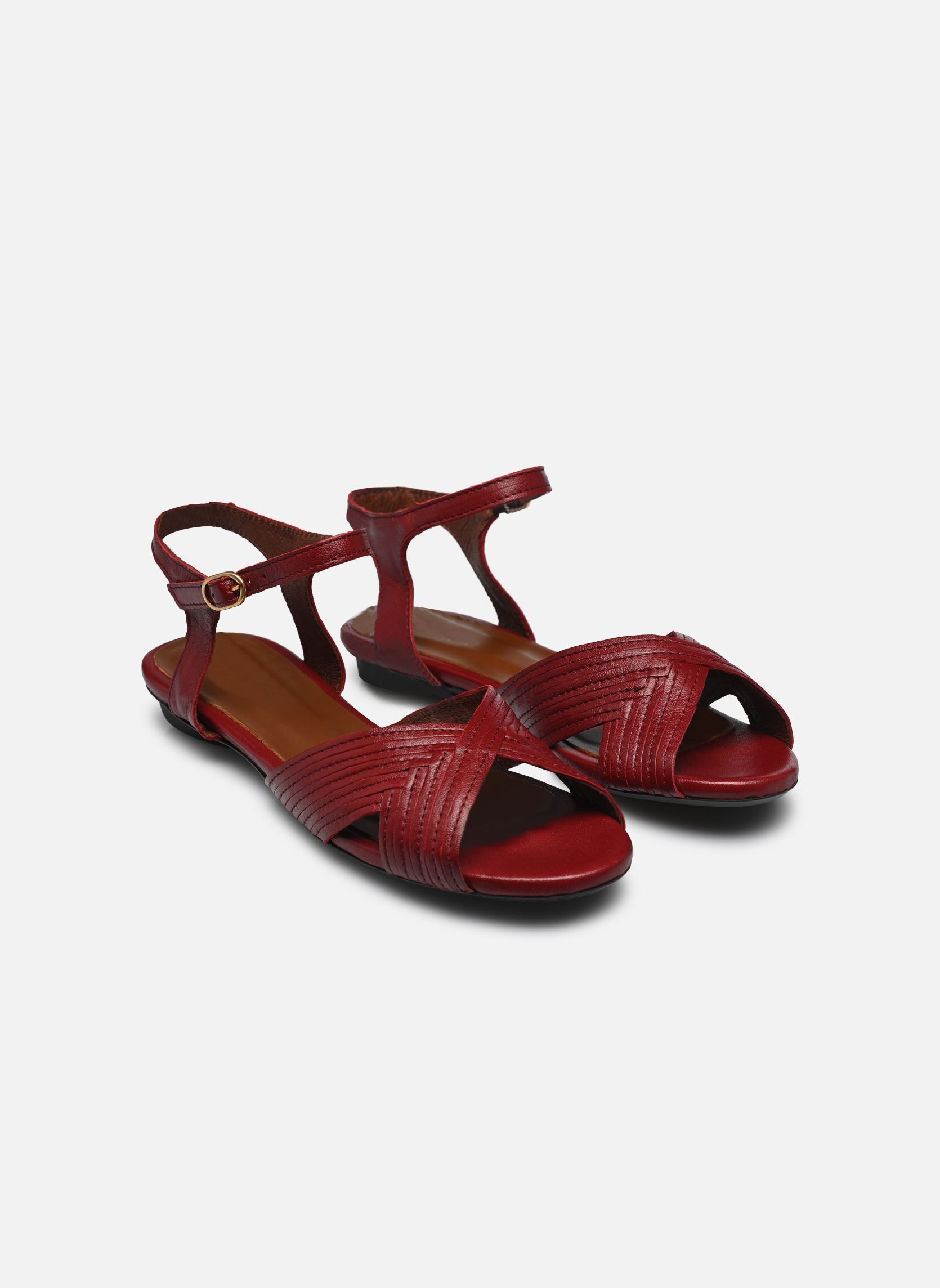 Sandalen Niabi 10 dames rood Anonymous Copenhagen Sandalen Niabi 10 dames rood SHINY LAMB POMMEGRANATE