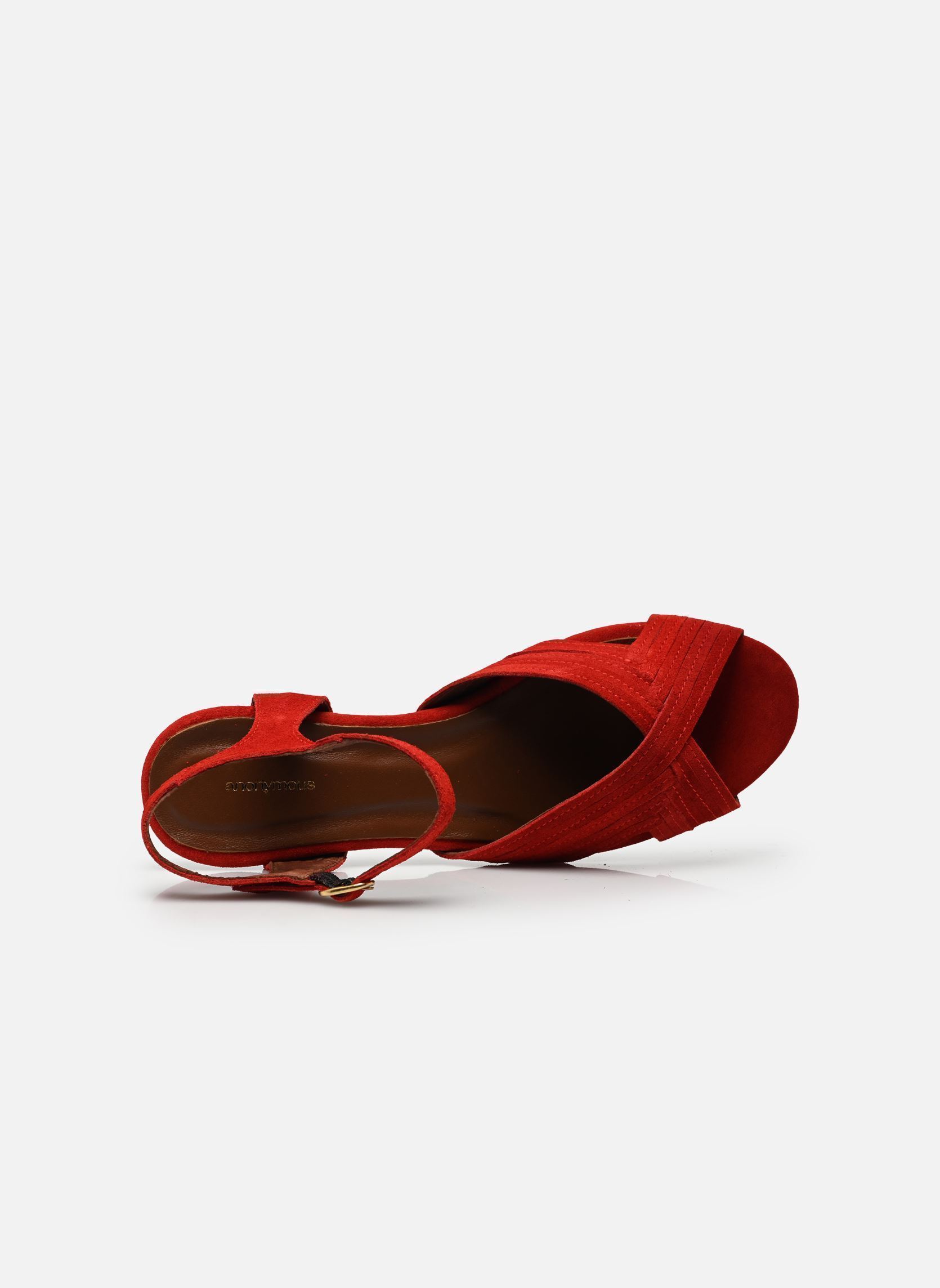 Sandali Niabi 10 donna rosso Anonymous Copenhagen Sandali Niabi 10 donna rosso CALF SUEDE RUBY RED