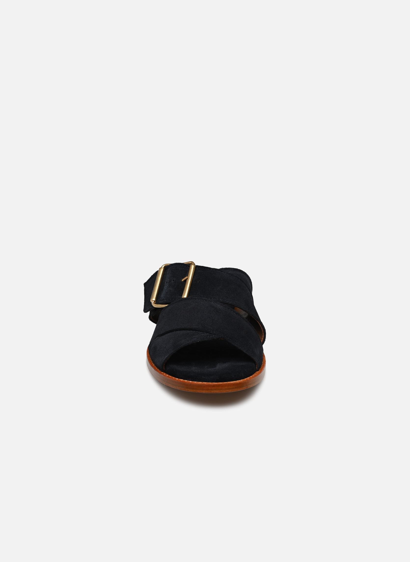 Sandales Zaria Calf Suede femme bleu Anonymous Copenhagen Sandales Zaria Calf Suede femme bleu CALF SUEDE DARK BLUE
