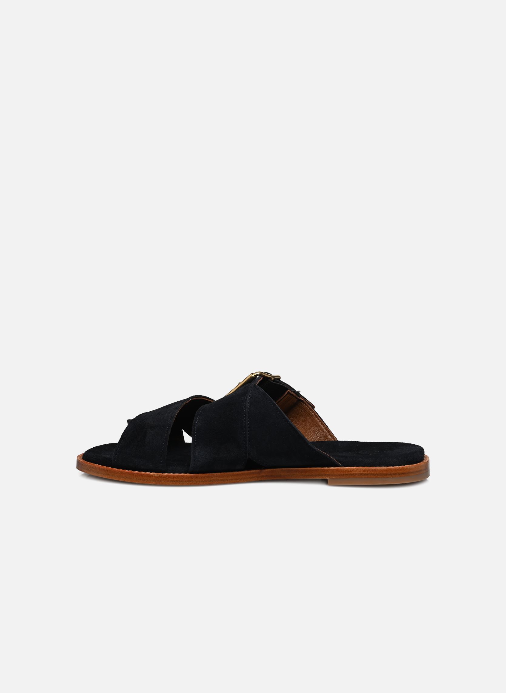 Sandales Zaria Calf Suede femme bleu Anonymous Copenhagen Sandales Zaria Calf Suede femme bleu CALF SUEDE DARK BLUE