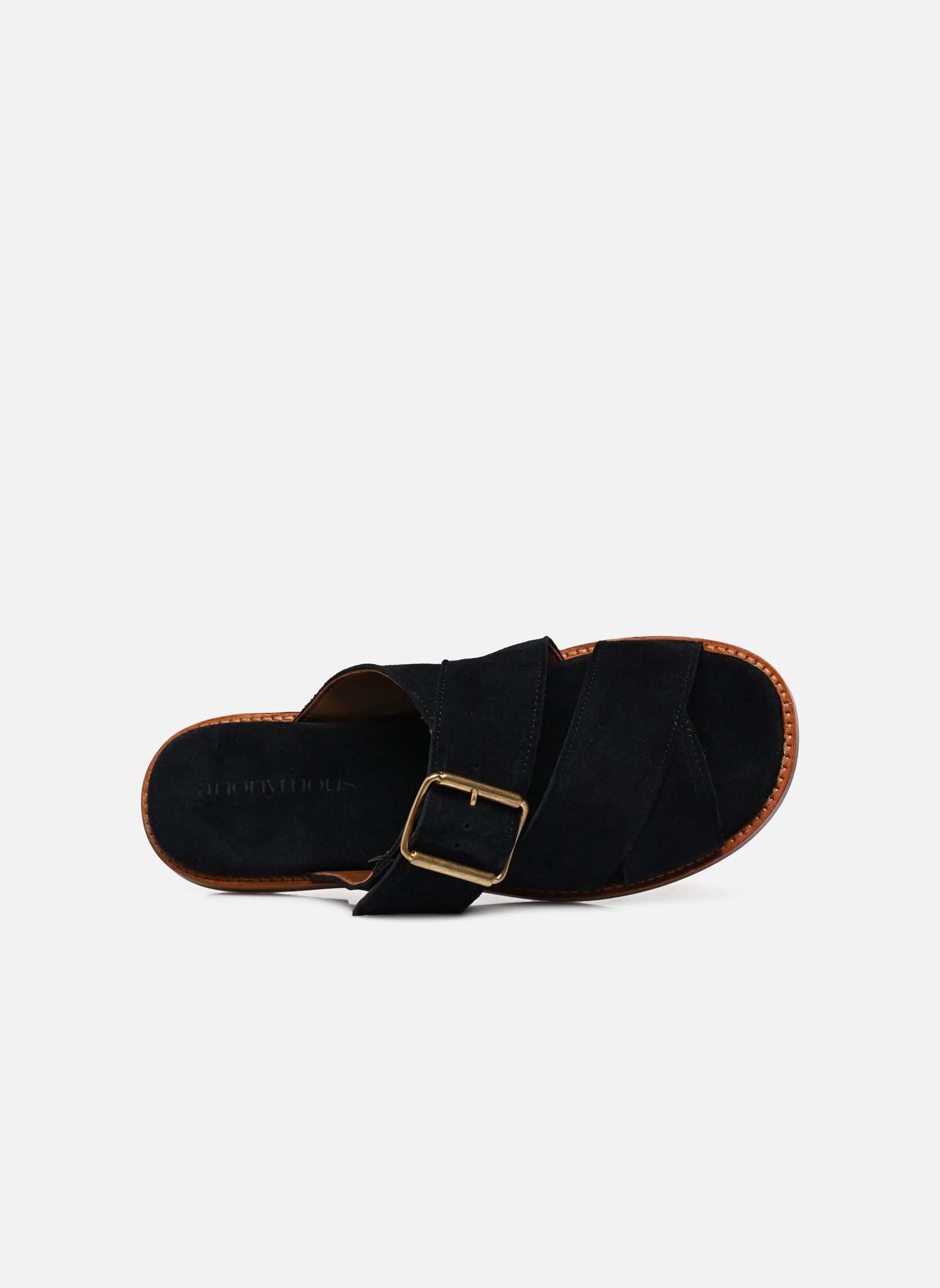 Sandales Zaria Calf Suede femme bleu Anonymous Copenhagen Sandales Zaria Calf Suede femme bleu CALF SUEDE DARK BLUE