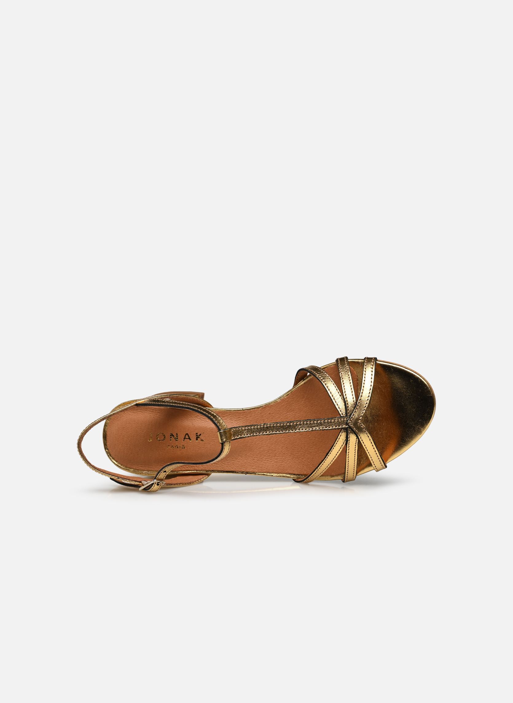 Sandali con zeppa e plateau ADELIA donna oro e bronzo Jonak Sandali con zeppa e plateau ADELIA donna oro e bronzo Or