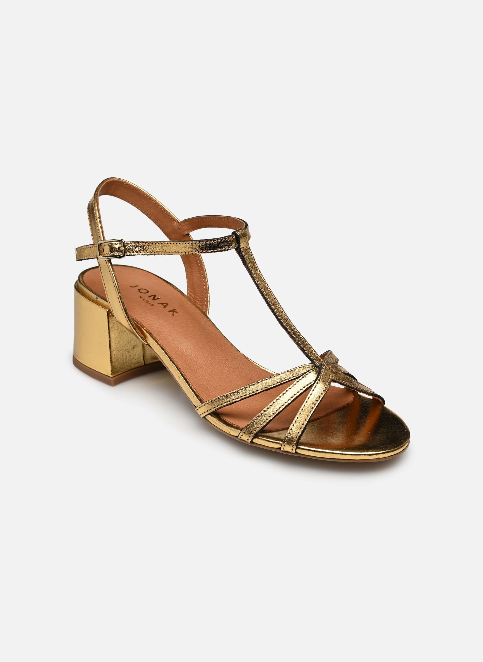 Sandali con zeppa e plateau ADELIA donna oro e bronzo Jonak Sandali con zeppa e plateau ADELIA donna oro e bronzo Or