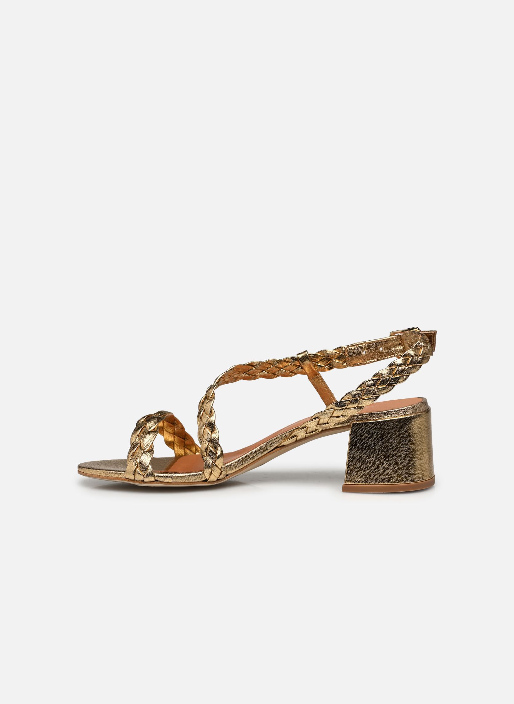 Sandales ALFRED femme or et bronze Jonak Sandales ALFRED femme or et bronze Platine