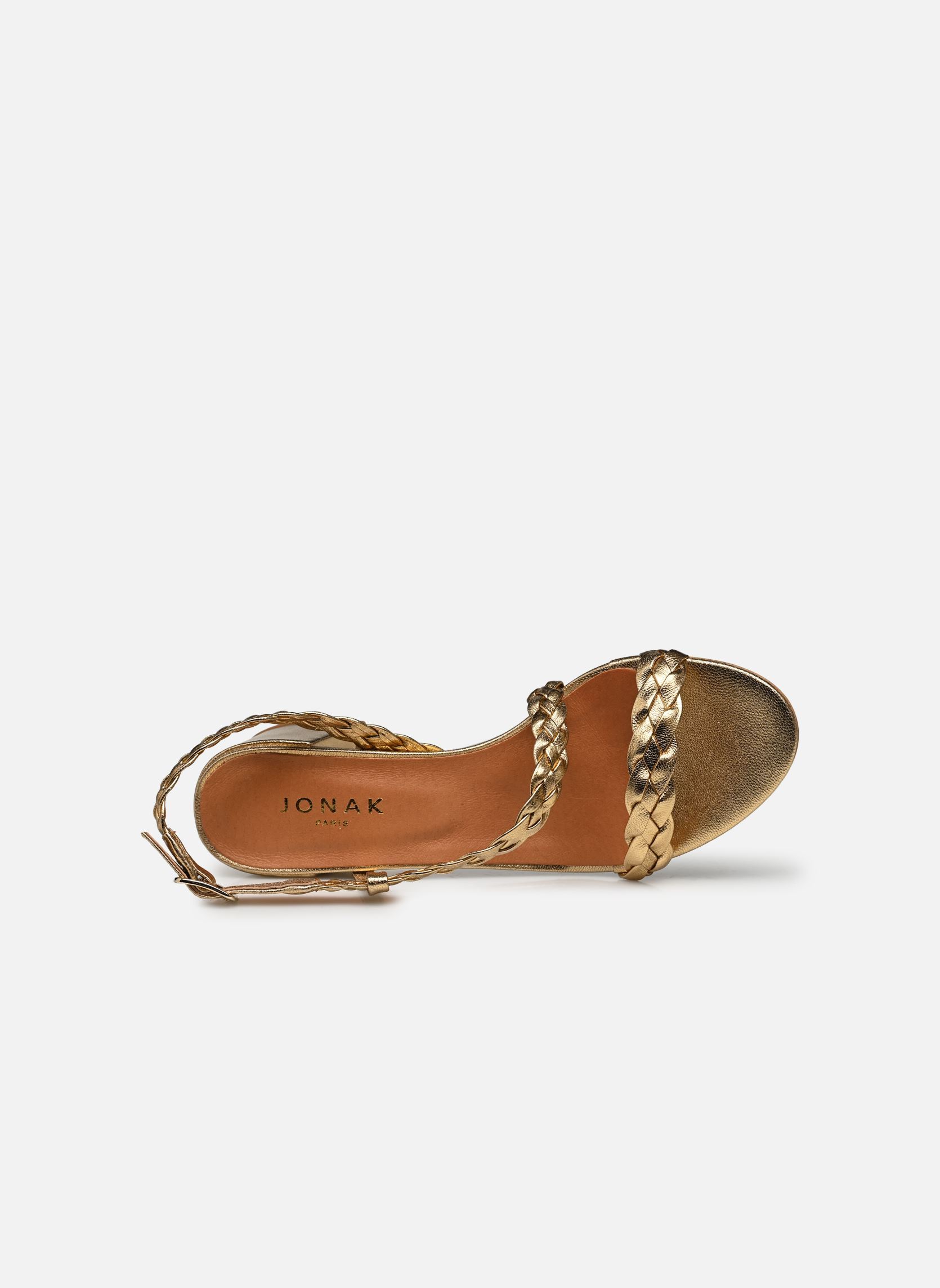 Sandales ALFRED femme or et bronze Jonak Sandales ALFRED femme or et bronze Platine