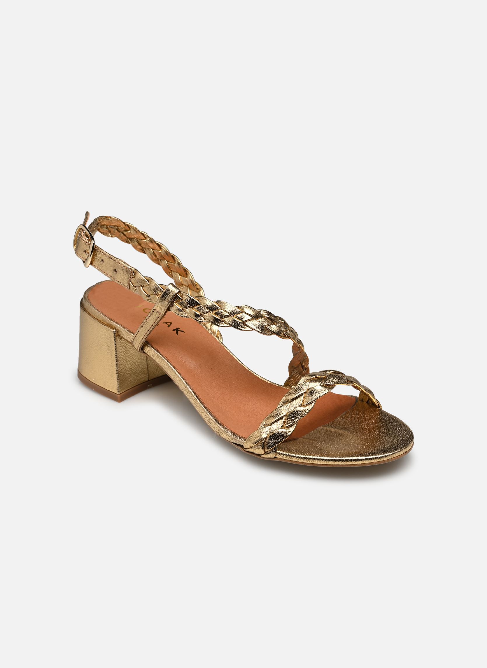 Sandales ALFRED femme or et bronze Jonak Sandales ALFRED femme or et bronze Platine