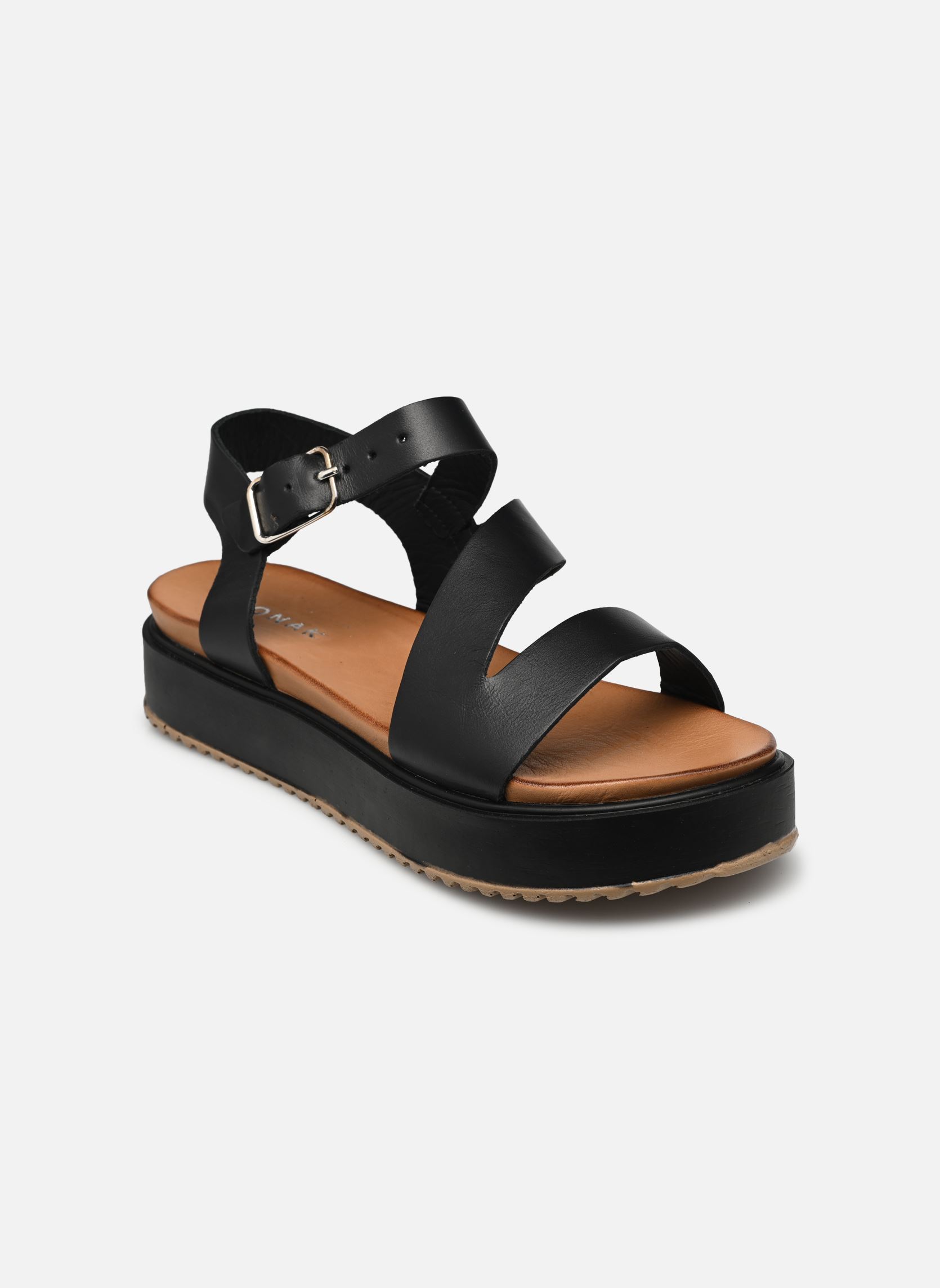 Sandales compensées et plateformes ISAURE femme noir Jonak Sandales compensées et plateformes ISAURE femme noir Noir