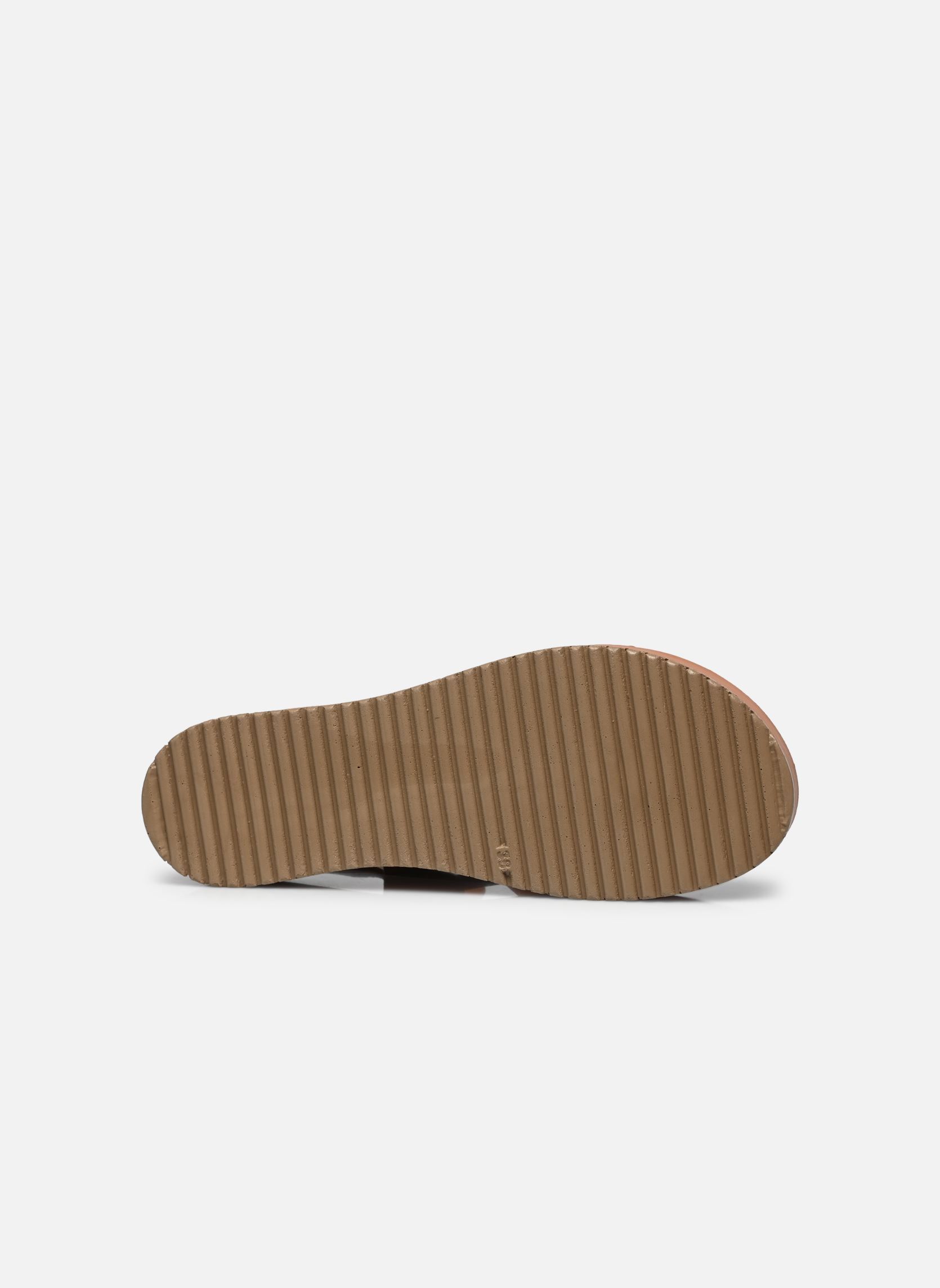 Sandalen met sleehak en plateau ISAURE dames bruin Jonak Sandalen met sleehak en plateau ISAURE dames bruin Camel