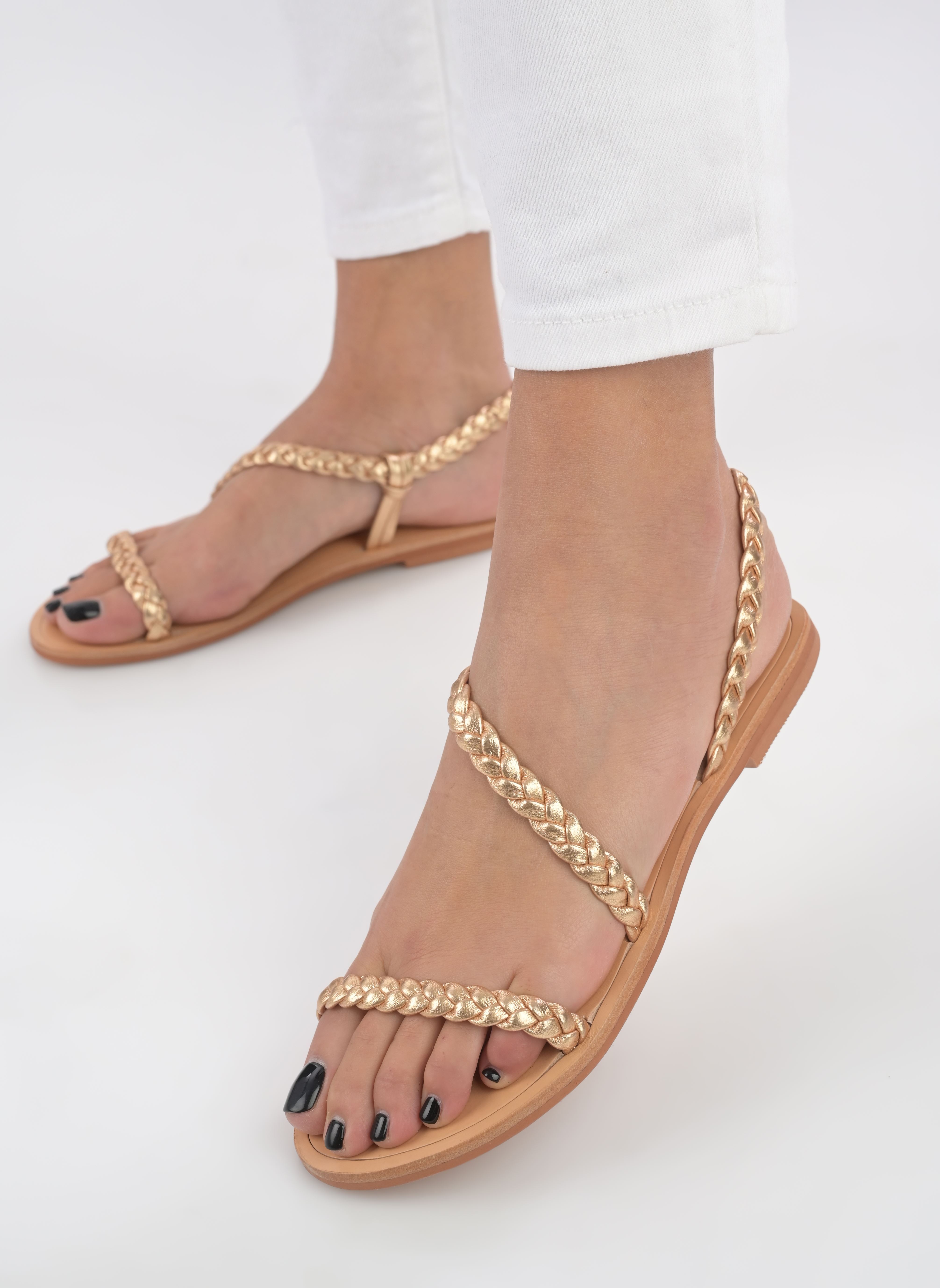 Sandalen WINDY dames goud en brons Jonak Sandalen WINDY dames goud en brons OR