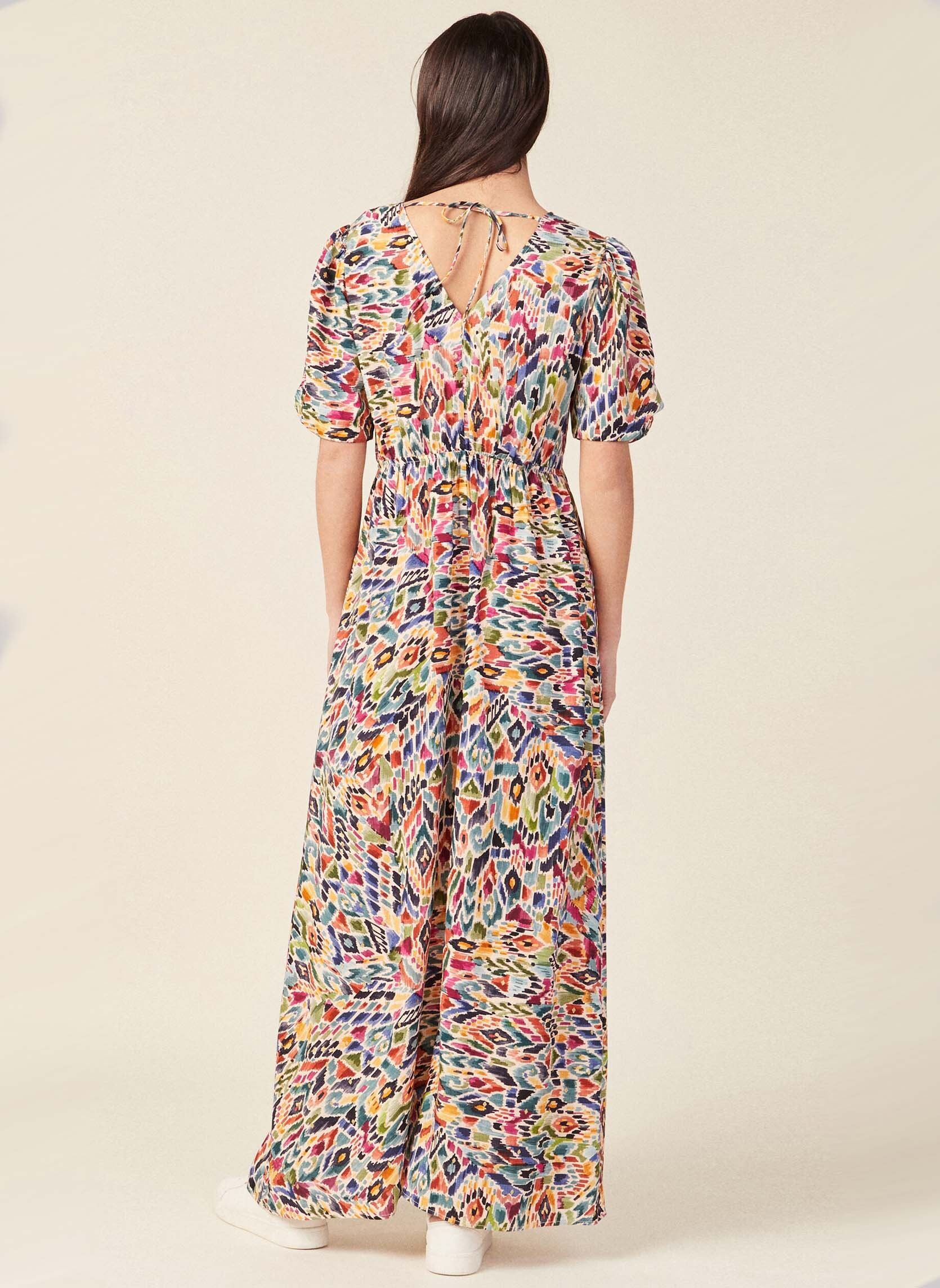Robes GARDENTALF femme multicolore Bonobo Robes GARDENTALF femme multicolore IKAT-TROPICAL-W