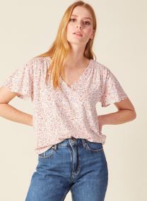 T-shirts NEWPRINCOUF dames wit Bonobo T-shirts NEWPRINCOUF dames wit FOLK-TRAITS-W