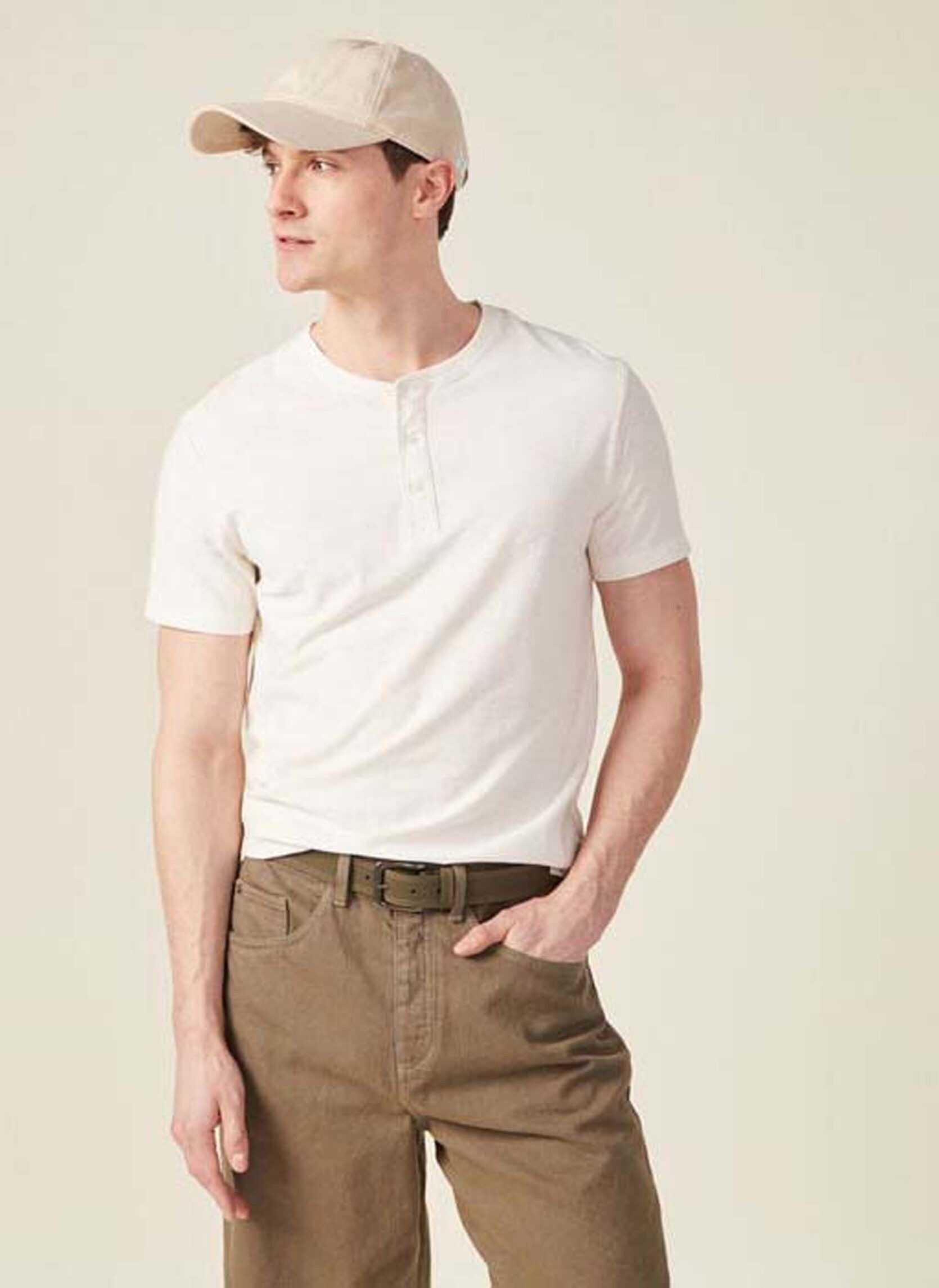 Tee-shirts ESCOHENLEYH homme blanc Bonobo Tee-shirts ESCOHENLEYH homme blanc Coconut Milk