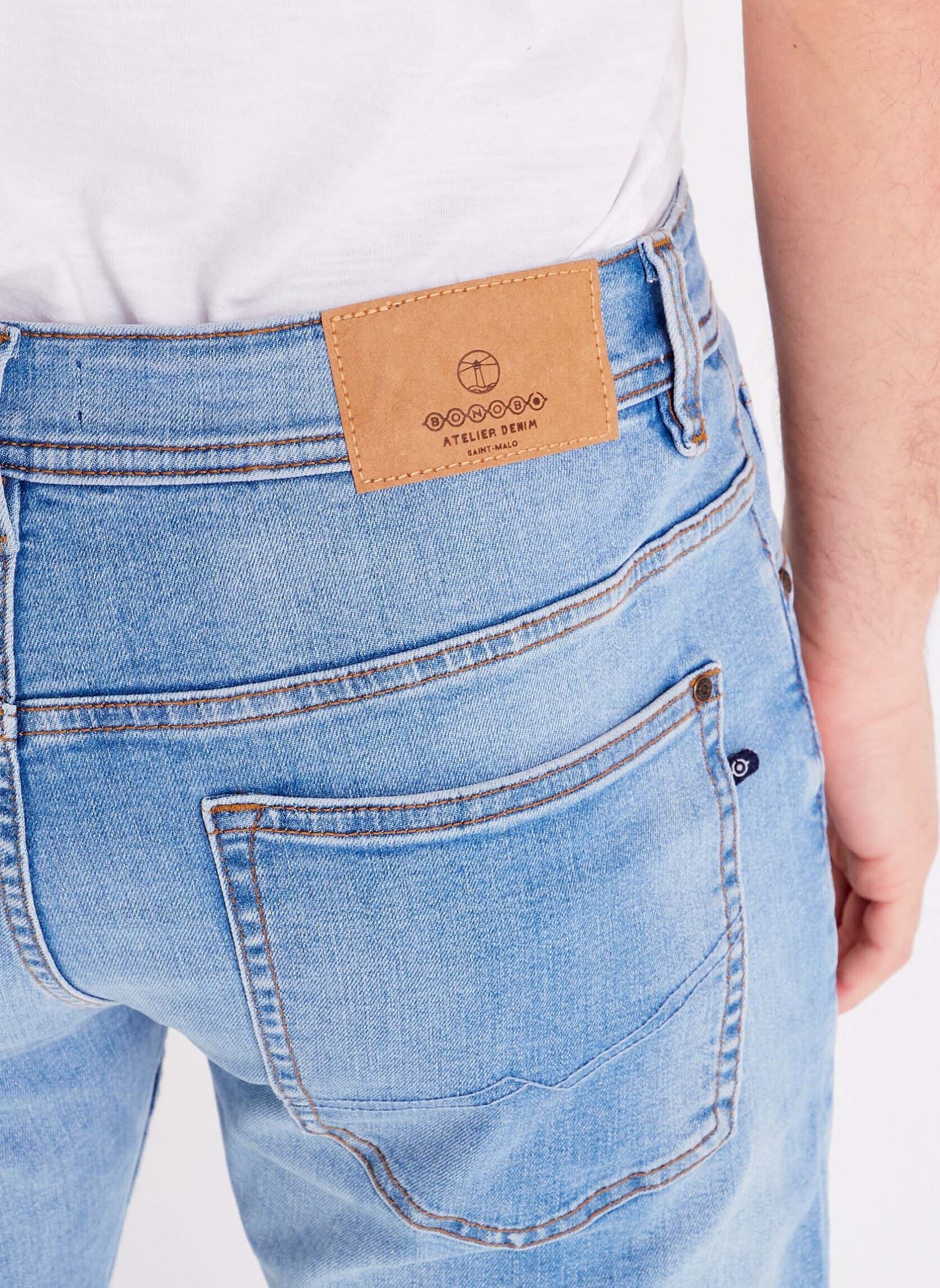 Pantalons droits SOCHI-EAS2 homme bleu Bonobo Pantalons droits SOCHI-EAS2 homme bleu 3115083-243