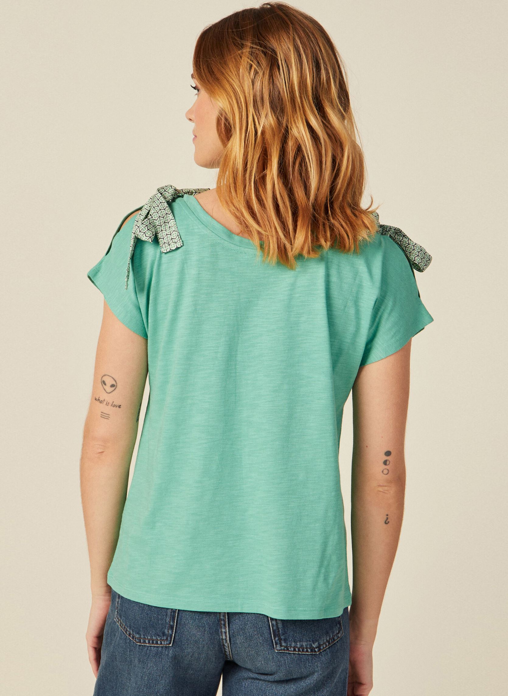 Tee-shirts GOLD3COUF femme vert Bonobo Tee-shirts GOLD3COUF femme vert WINTER GREEN