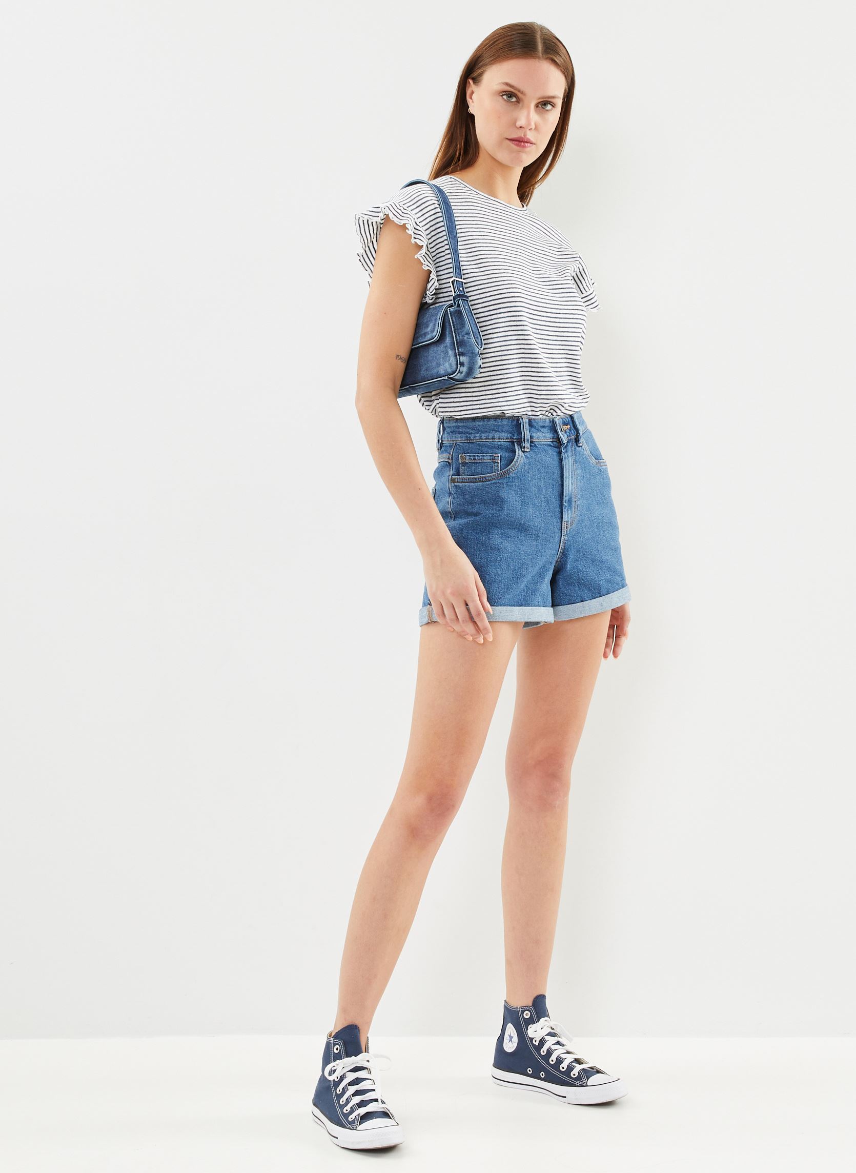 Tee-shirts VOLMERCOUF femme bleu Bonobo Tee-shirts VOLMERCOUF femme bleu PARISIAN NIGHT