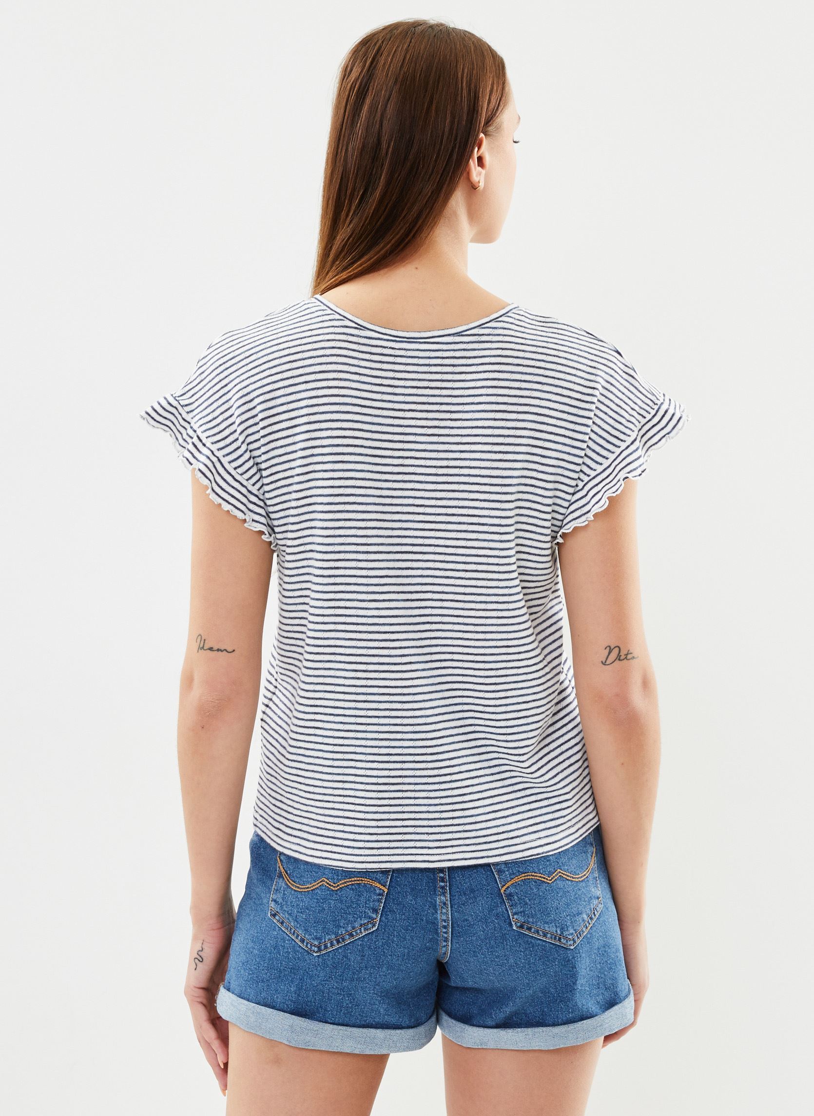Tee-shirts VOLMERCOUF femme bleu Bonobo Tee-shirts VOLMERCOUF femme bleu PARISIAN NIGHT