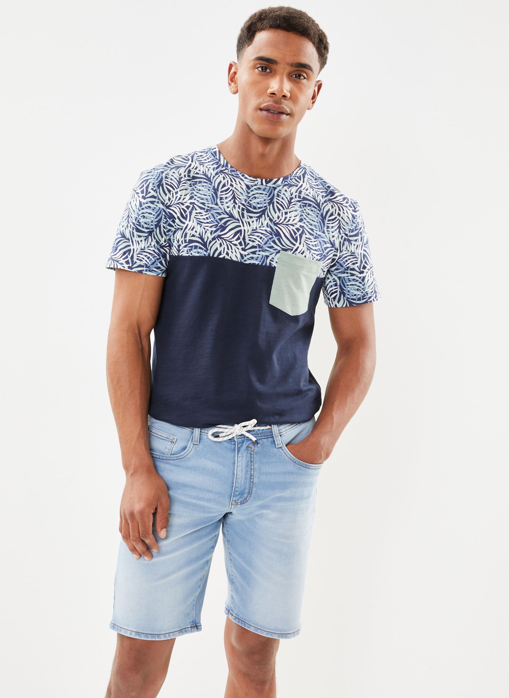 Shorts BERMUJOG3H herren blau Bonobo Shorts BERMUJOG3H herren blau DENIM BLEACH