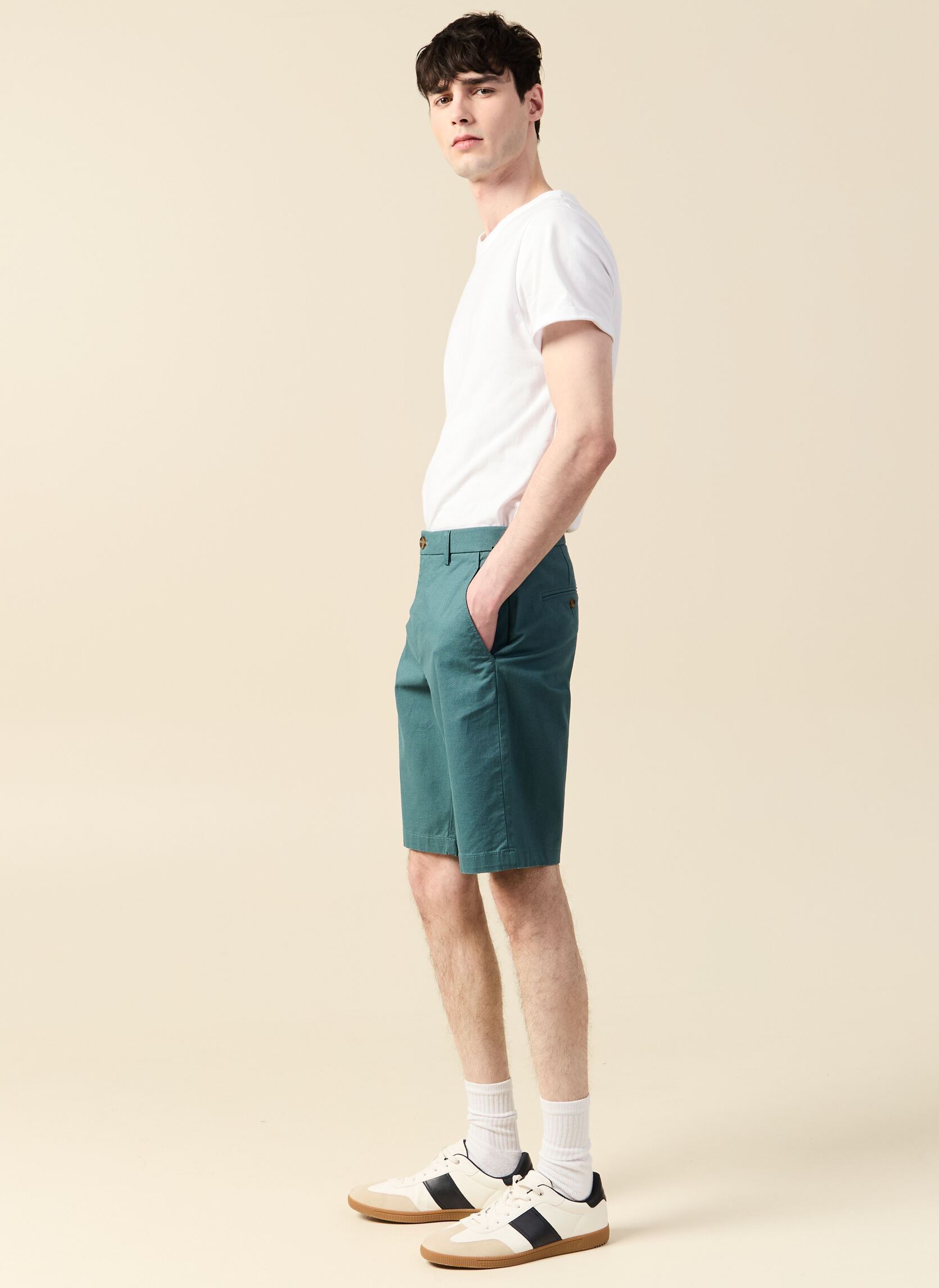 Shorts SKEBERM2H heren groen Bonobo Shorts SKEBERM2H heren groen NORTH ATLANTIC