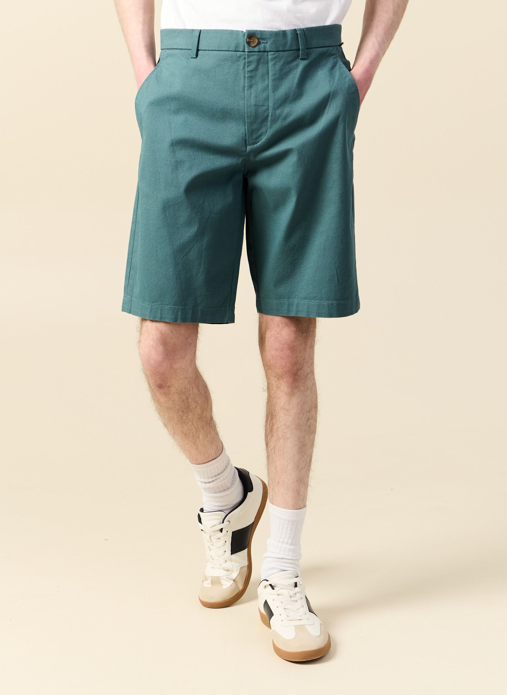 Shorts SKEBERM2H heren groen Bonobo Shorts SKEBERM2H heren groen NORTH ATLANTIC