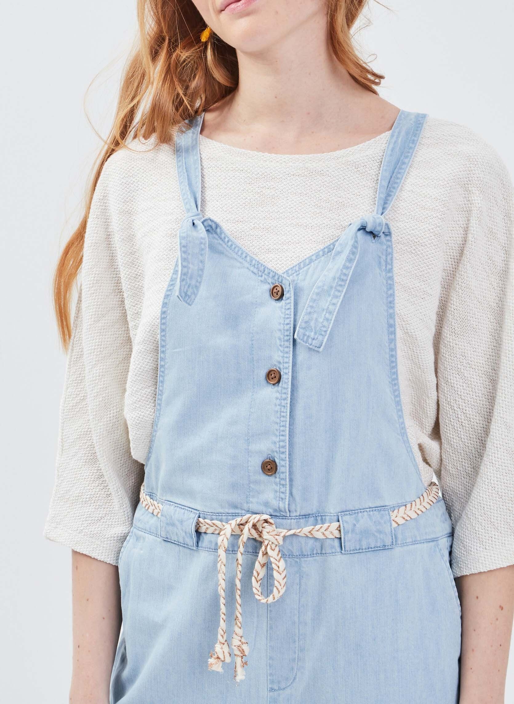 Salopettes CAIRE-LOOSFD femme bleu Bonobo Salopettes CAIRE-LOOSFD femme bleu DENIM BLEACH
