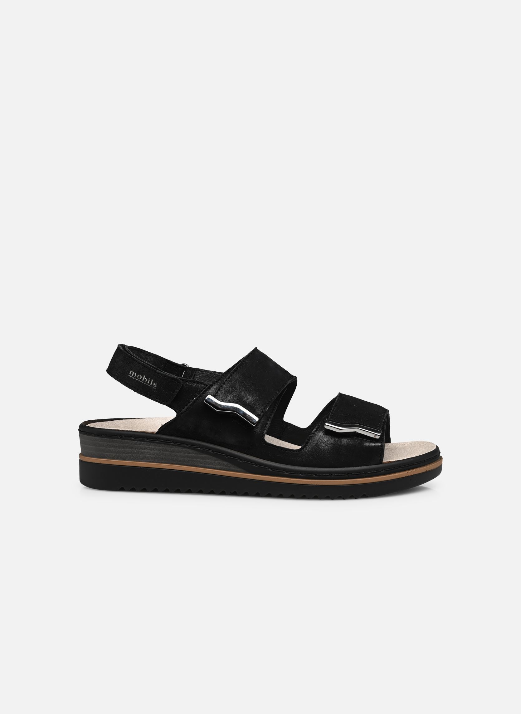 Keil- und Plateausandalen DARCIE damen schwarz Mephisto Keil- und Plateausandalen DARCIE damen schwarz BLACK