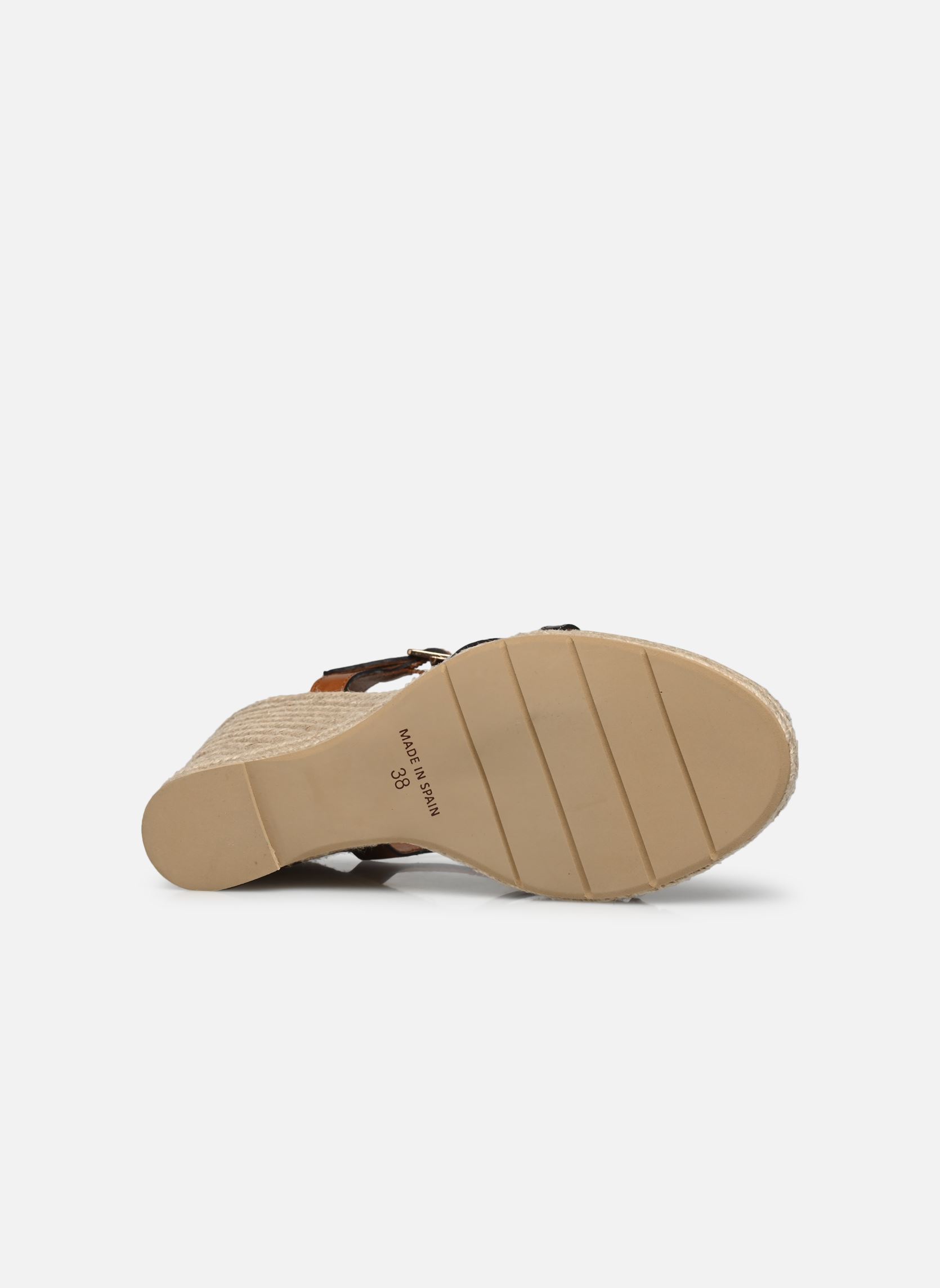 Espadrillas con zeppa e plateau Valencia donna marrone Mon Soulier Espadrillas con zeppa e plateau Valencia donna marrone AVELANA/BRONZO
