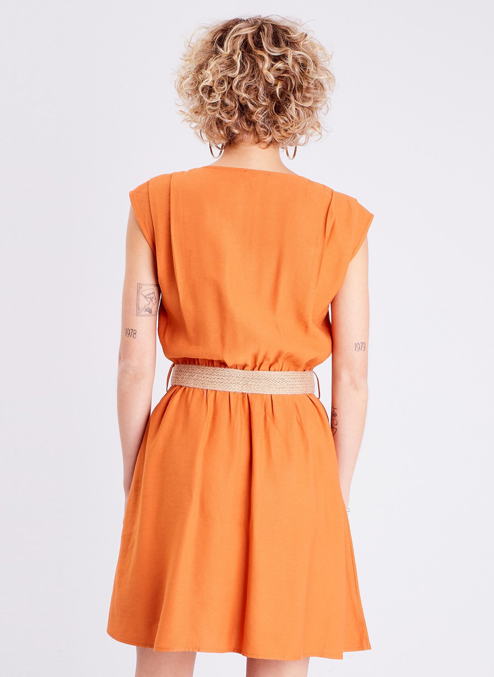 Jurken ROBILONYL dames oranje Cache Cache Jurken ROBILONYL dames oranje TOMATO CREAM