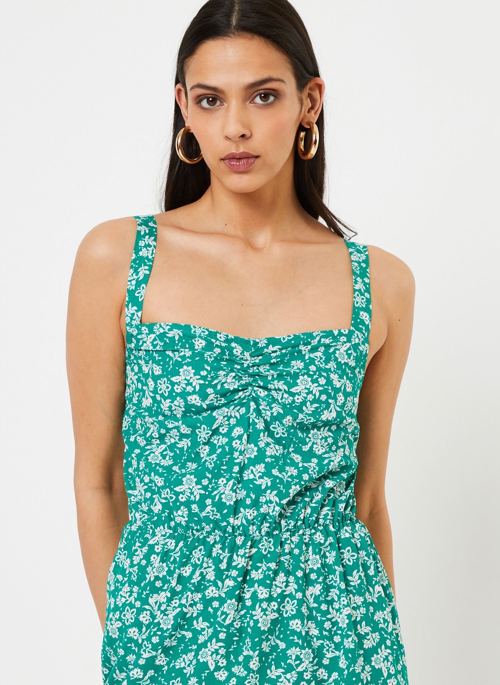 Robes ROBALITA femme vert Cache Cache Robes ROBALITA femme vert BI-FLOROBA-G