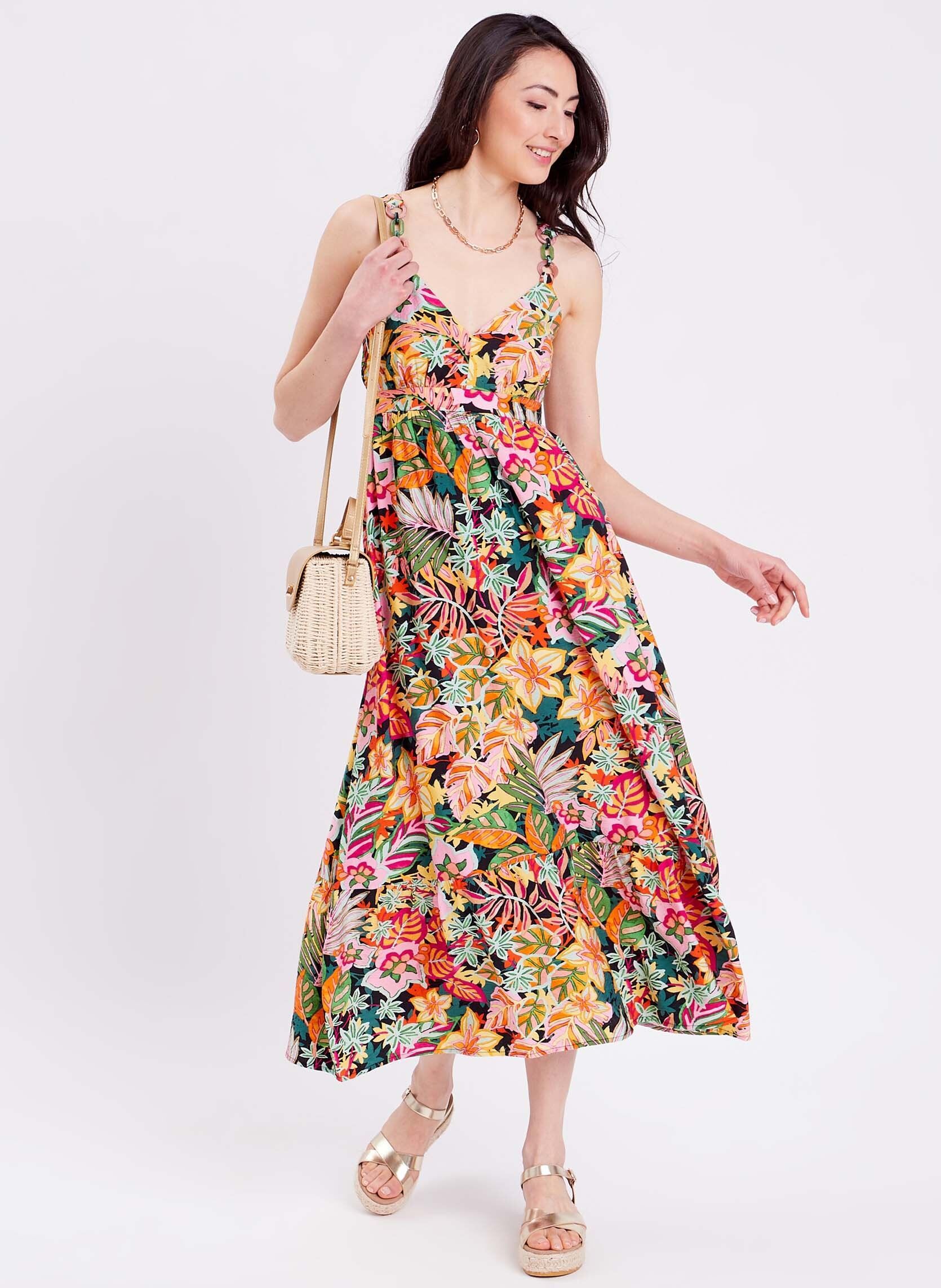 Robes longues ROLOPREPDO femme multicolore Cache Cache Robes longues ROLOPREPDO femme multicolore EXO-GIRLY-W