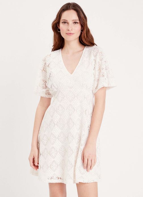 Robe Cache Cache Cache Cache Robe mini - ROCROLI (Blanc) - Vêtements chez Sarenza (631609)