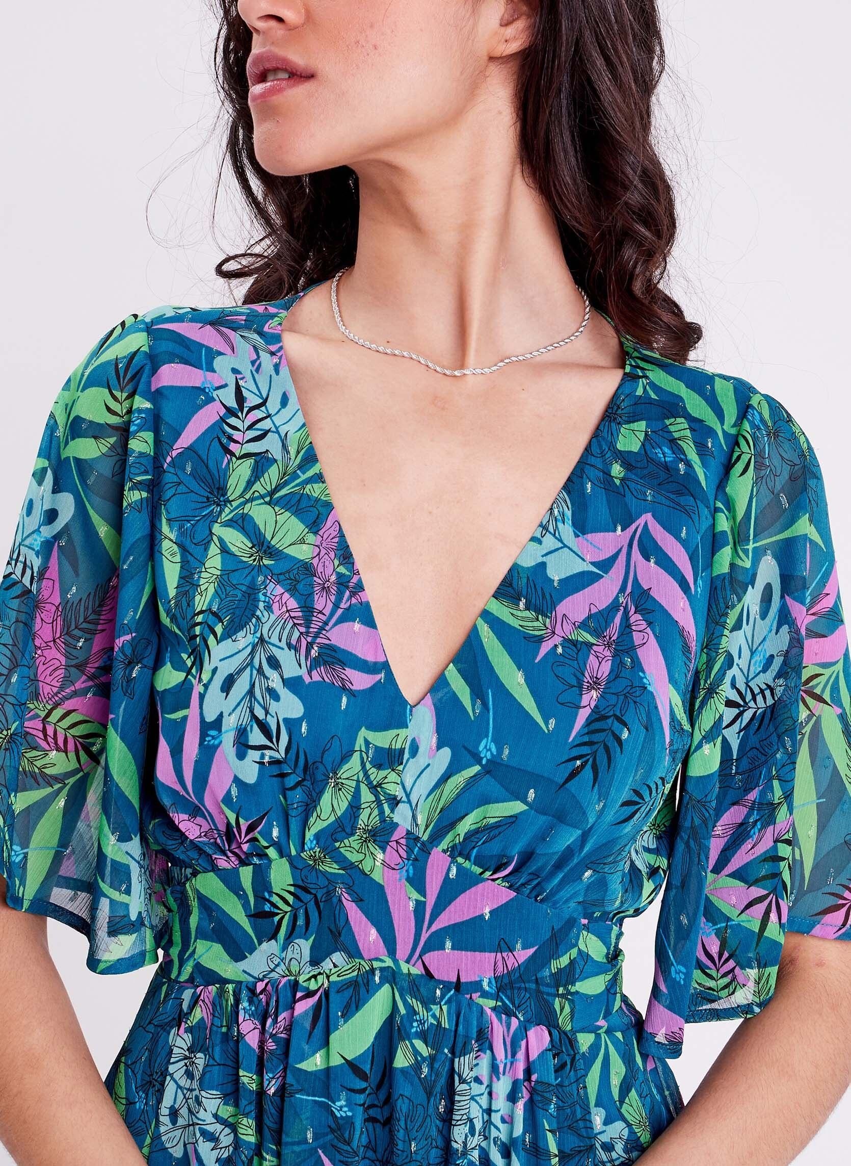 Robes longues ROLONBASIA femme bleu Cache Cache Robes longues ROLONBASIA femme bleu FL-ZIPOLITA-BL
