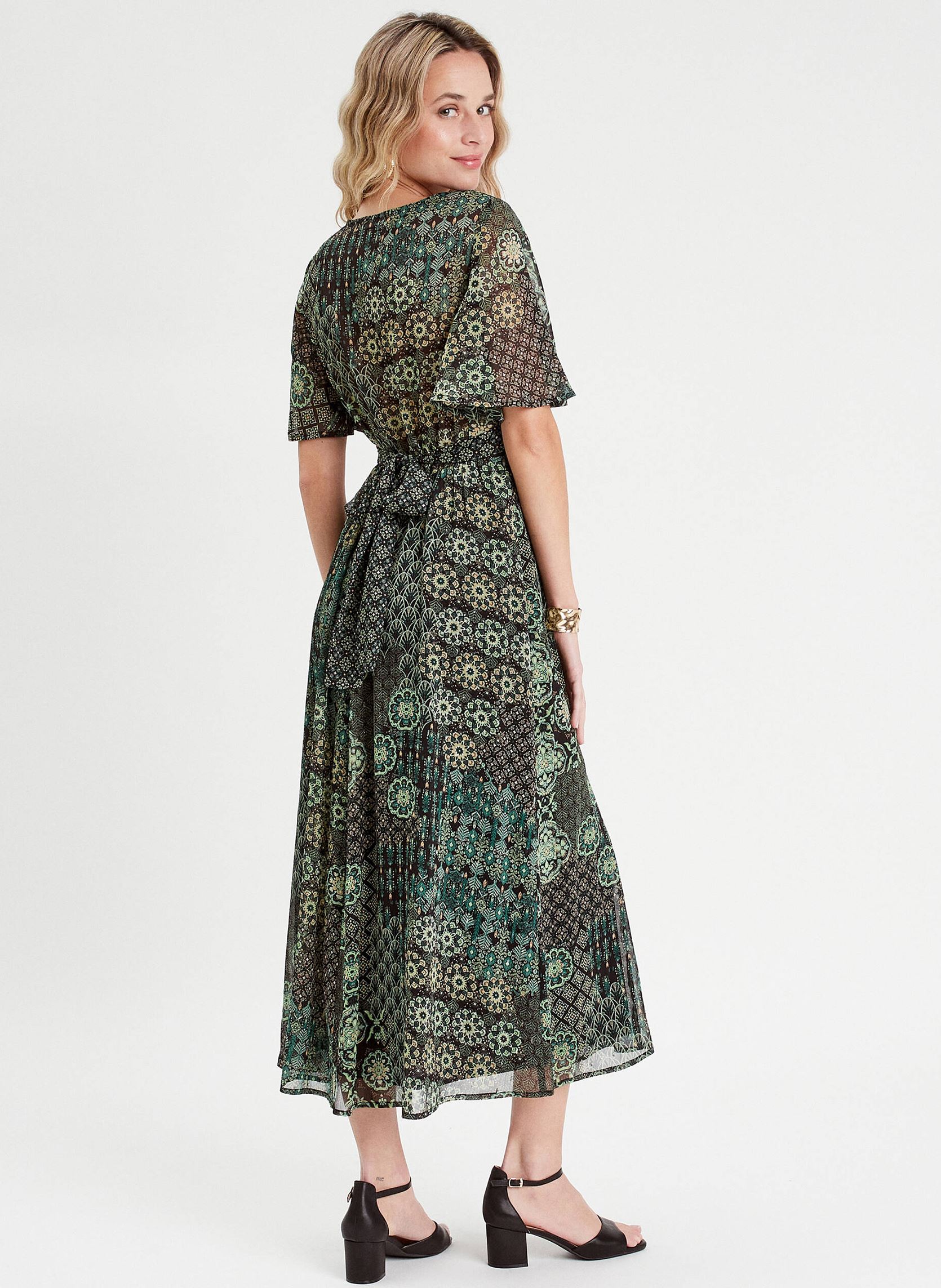 Robes longues ROLONBASIA femme vert Cache Cache Robes longues ROLONBASIA femme vert ORN-FRESHPAT-BL