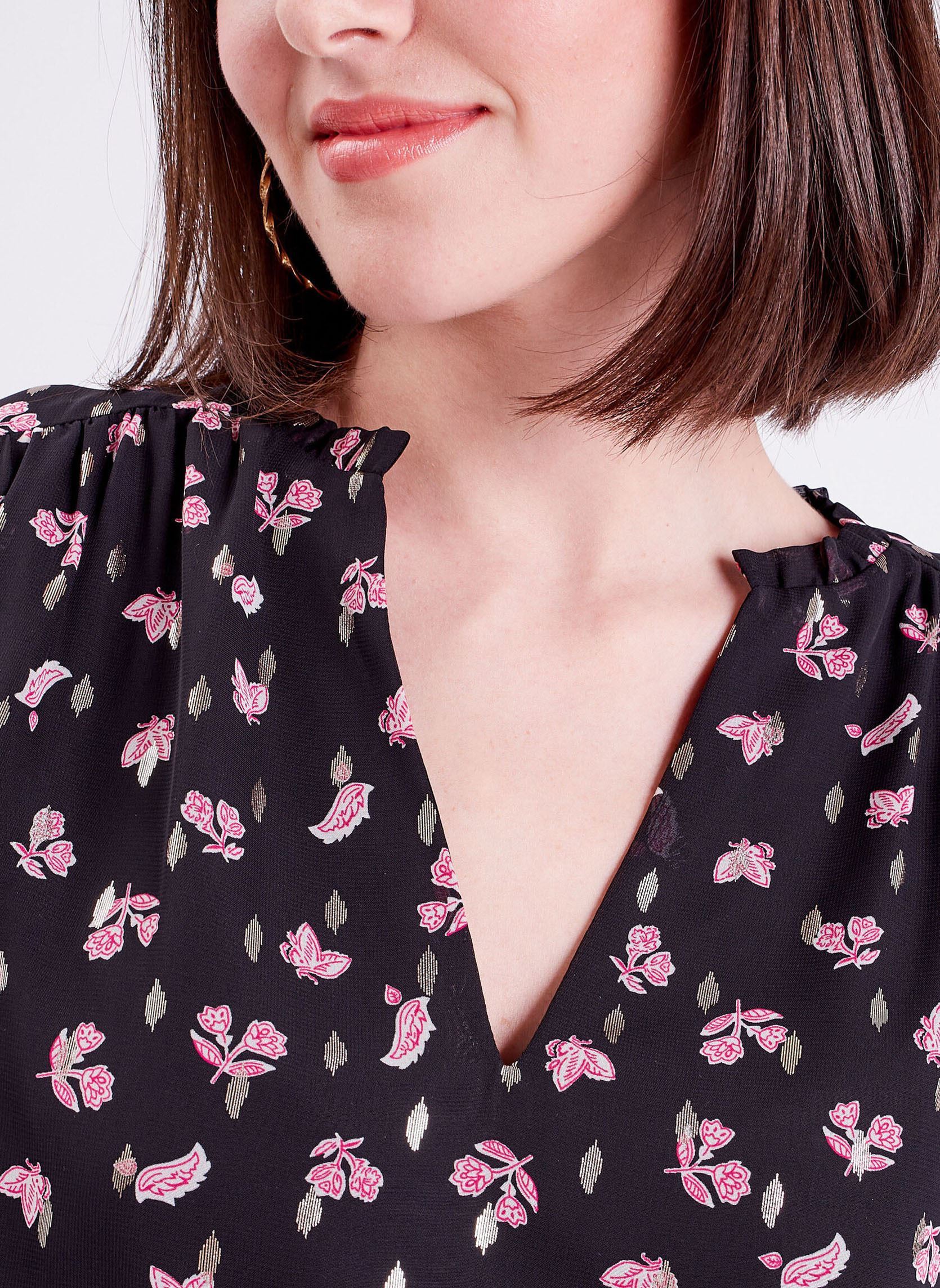 Blouses BLOPLISFLASH femme noir Cache Cache Blouses BLOPLISFLASH femme noir FIG-FLASHY-BL