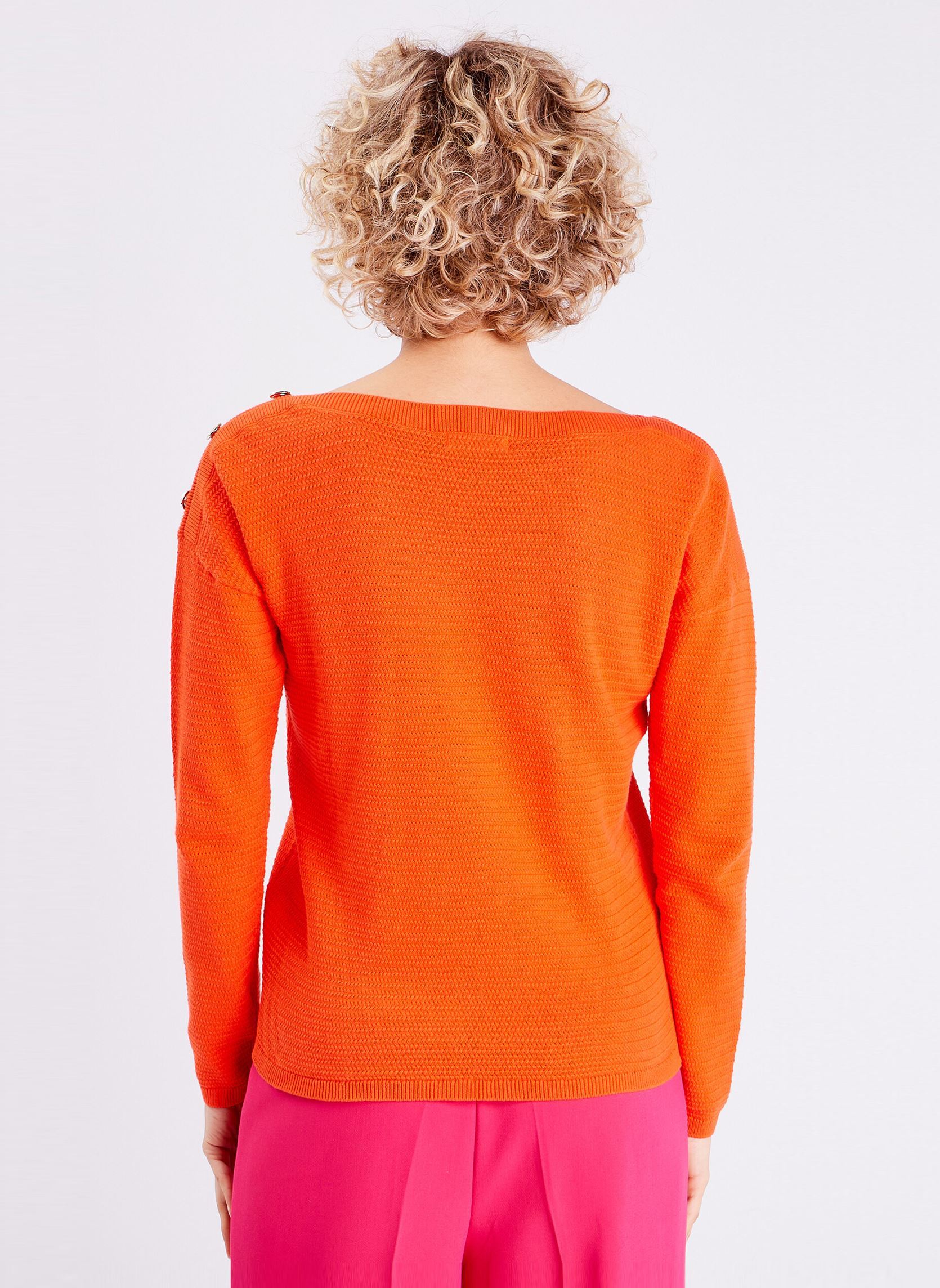 Pulls PULLCOLBAL2 femme orange Cache Cache Pulls PULLCOLBAL2 femme orange FIESTA
