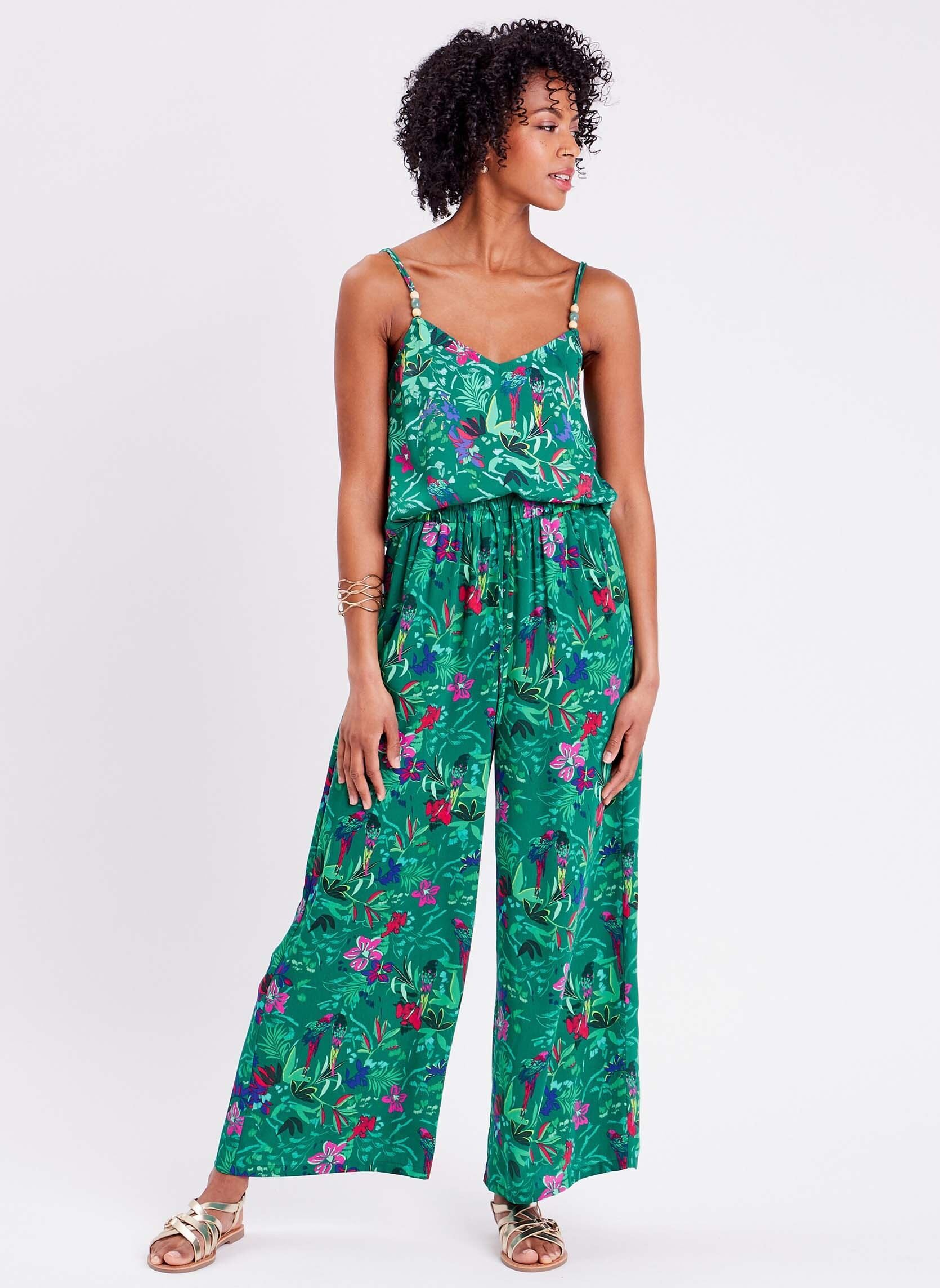 Tops DVEGETAL femme vert Cache Cache Tops DVEGETAL femme vert EXO-LORO-G