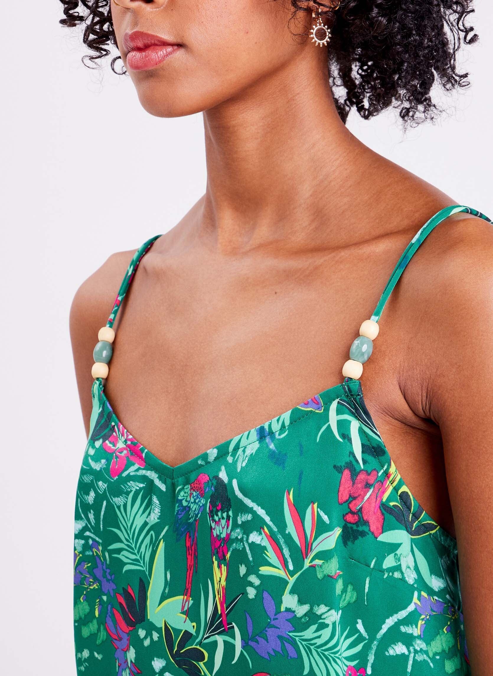 Tops DVEGETAL femme vert Cache Cache Tops DVEGETAL femme vert EXO-LORO-G