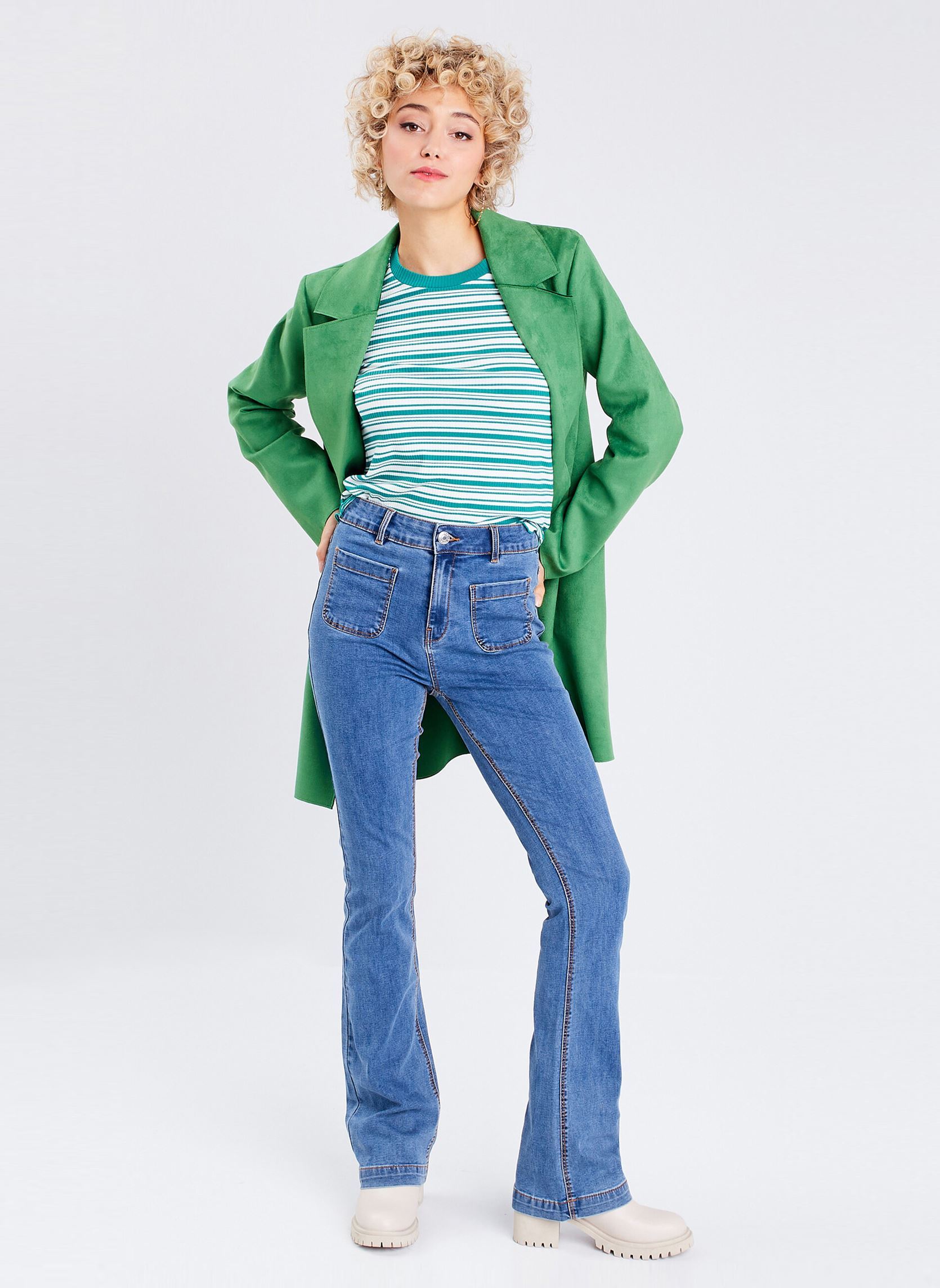 Tee-shirts LRAYSAMUZ femme vert Cache Cache Tee-shirts LRAYSAMUZ femme vert RAY-IREG-G