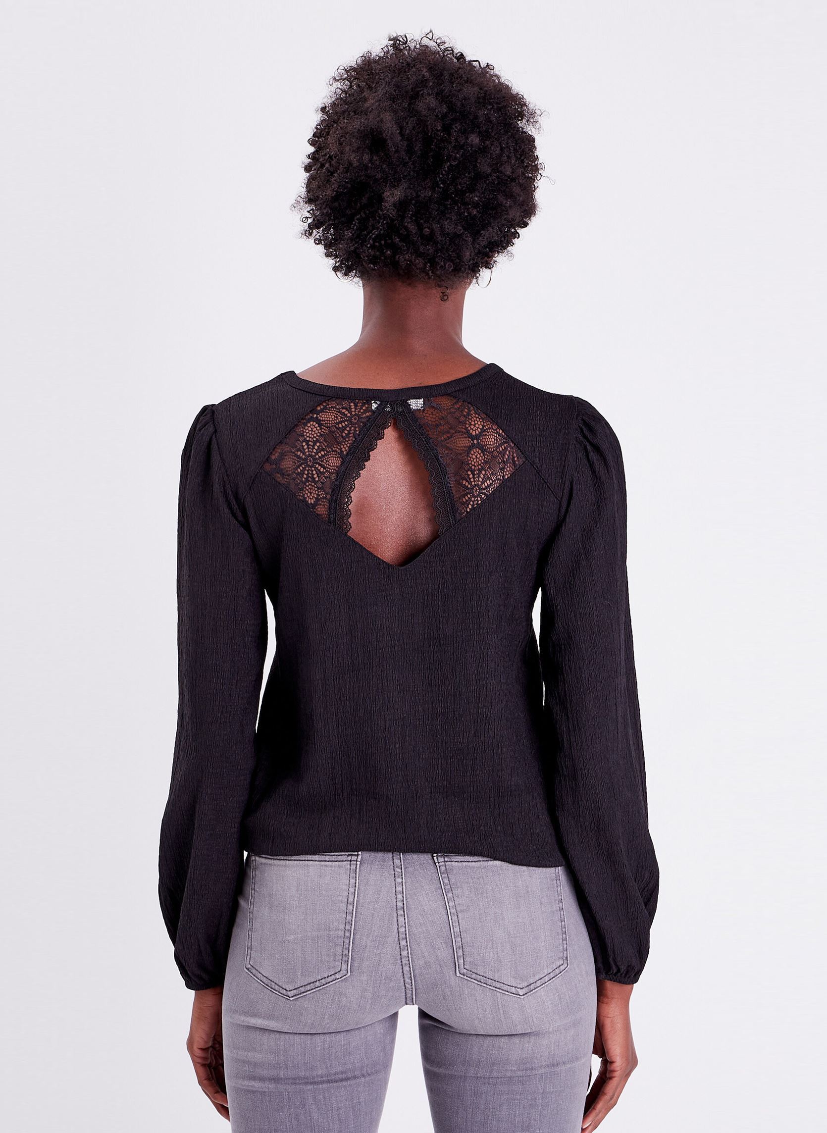 Chemises LBLOUKAN femme noir Cache Cache Chemises LBLOUKAN femme noir JET BLACK