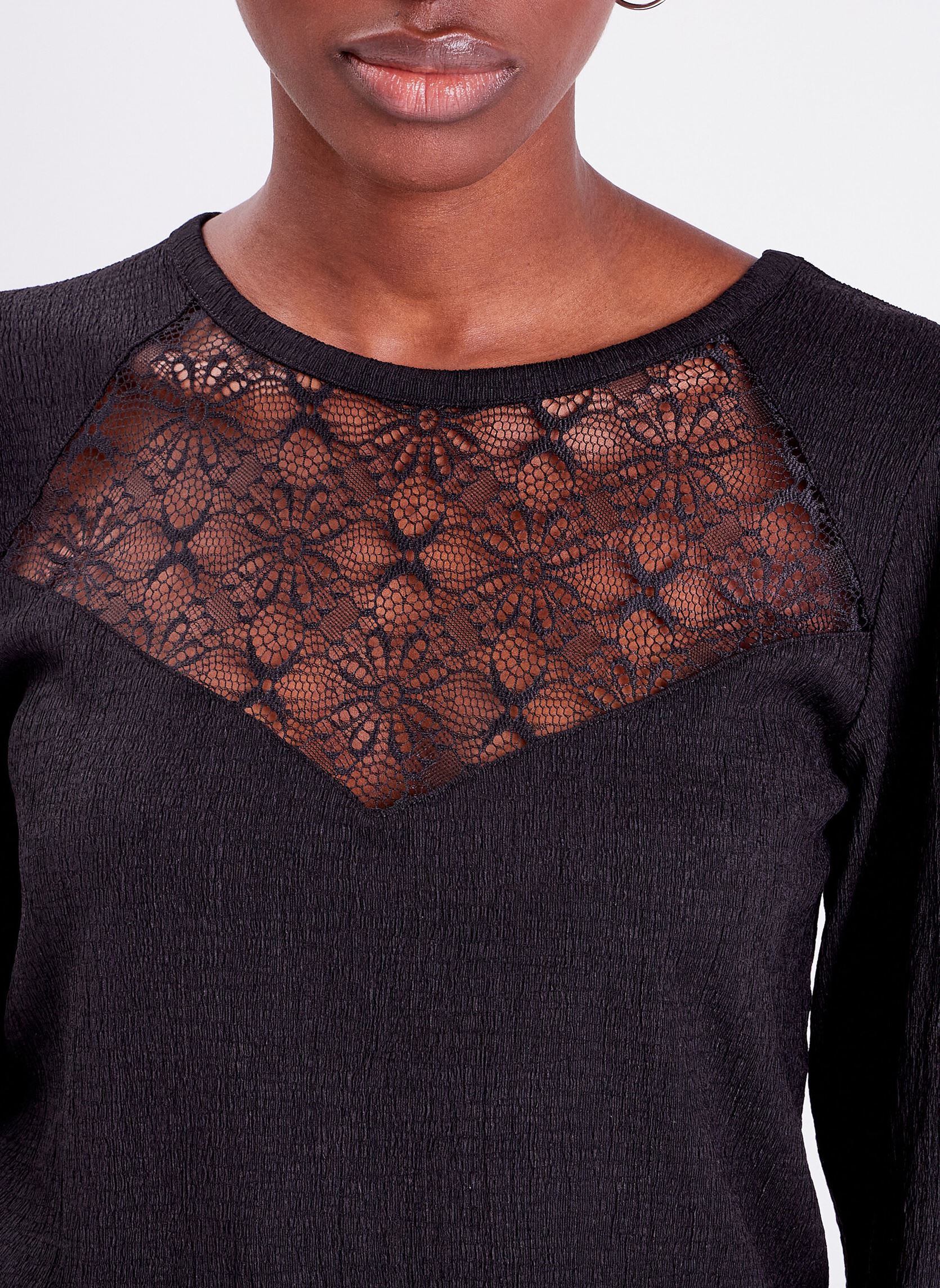 Chemises LBLOUKAN femme noir Cache Cache Chemises LBLOUKAN femme noir JET BLACK