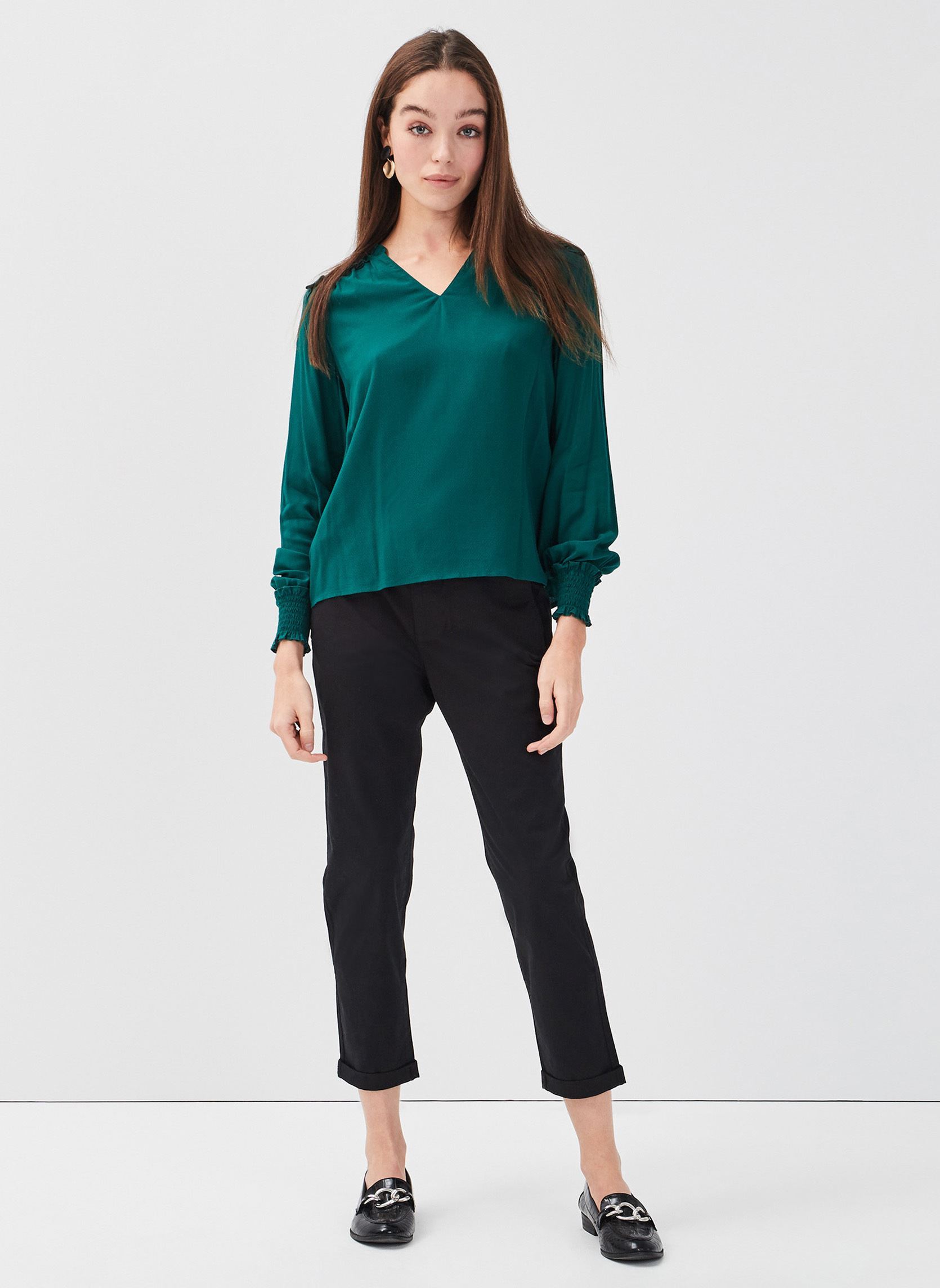 Pantalons droit CHINO-SICO femme noir Cache Cache Pantalons droit CHINO-SICO femme noir Jet black